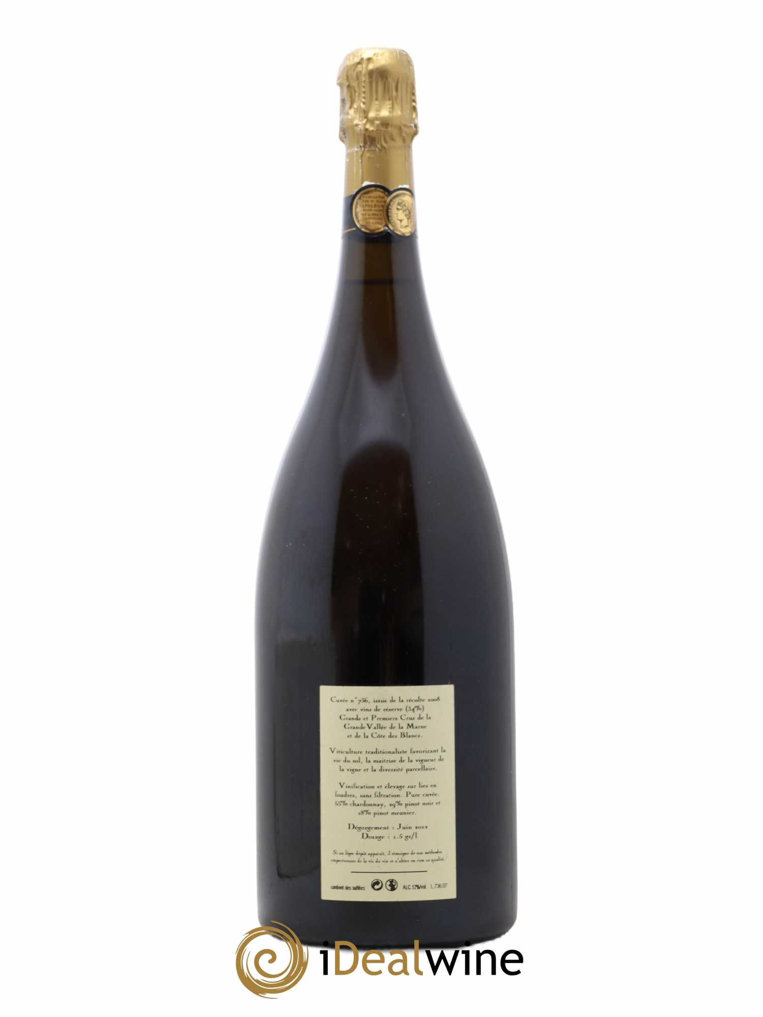 Cuvée 736 Jacquesson - Lot de 1 magnum - 1