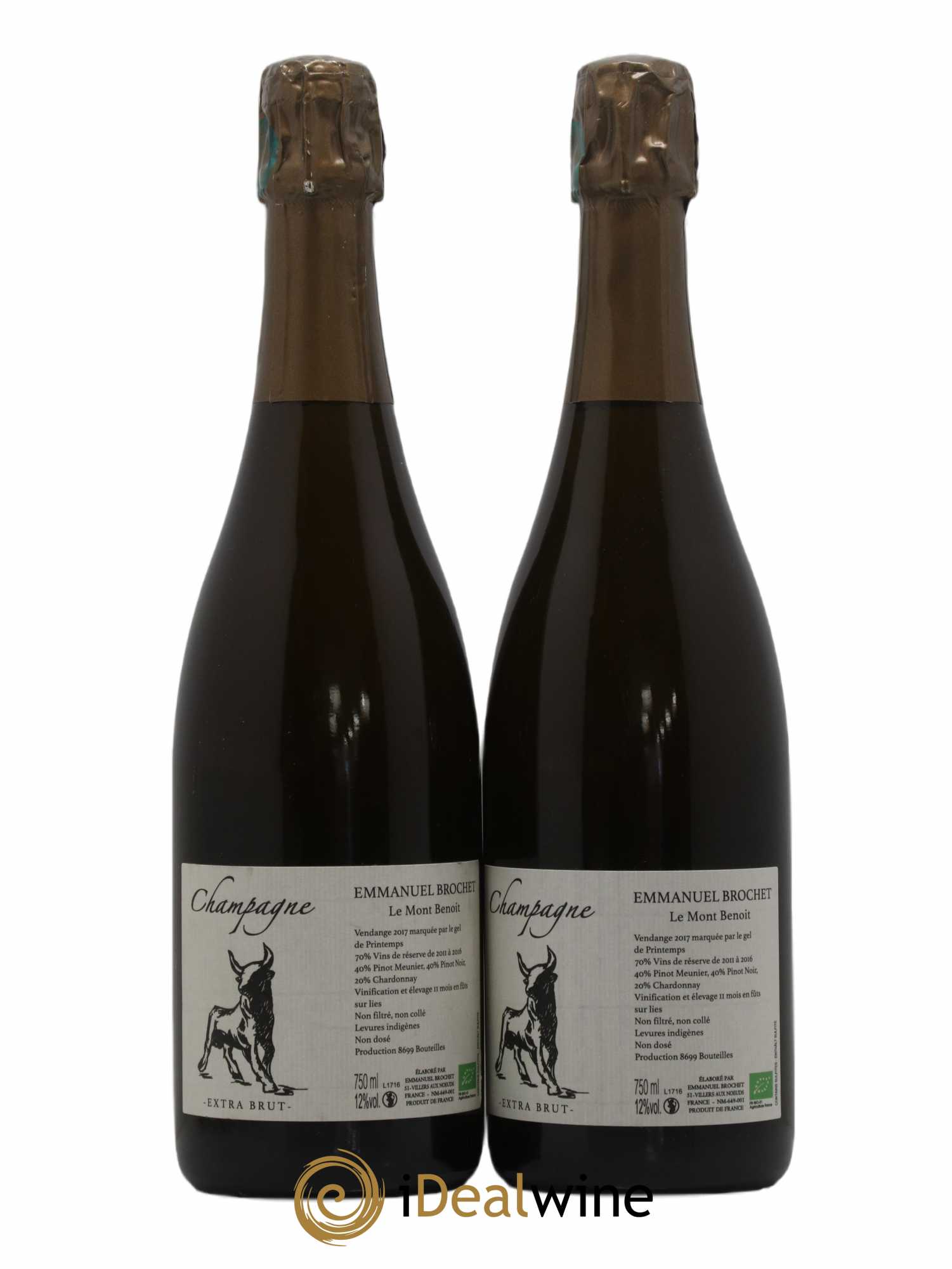 Le Mont Benoit Extra-Brut Emmanuel Brochet - Lot de 2 bouteilles - 0