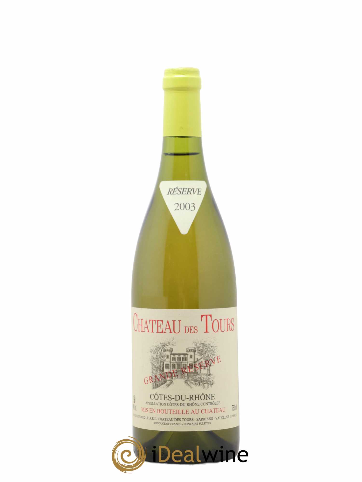 Côtes-du-Rhône Château des Tours Emmanuel Reynaud 2003 - Posten von 1 Flasche - 0