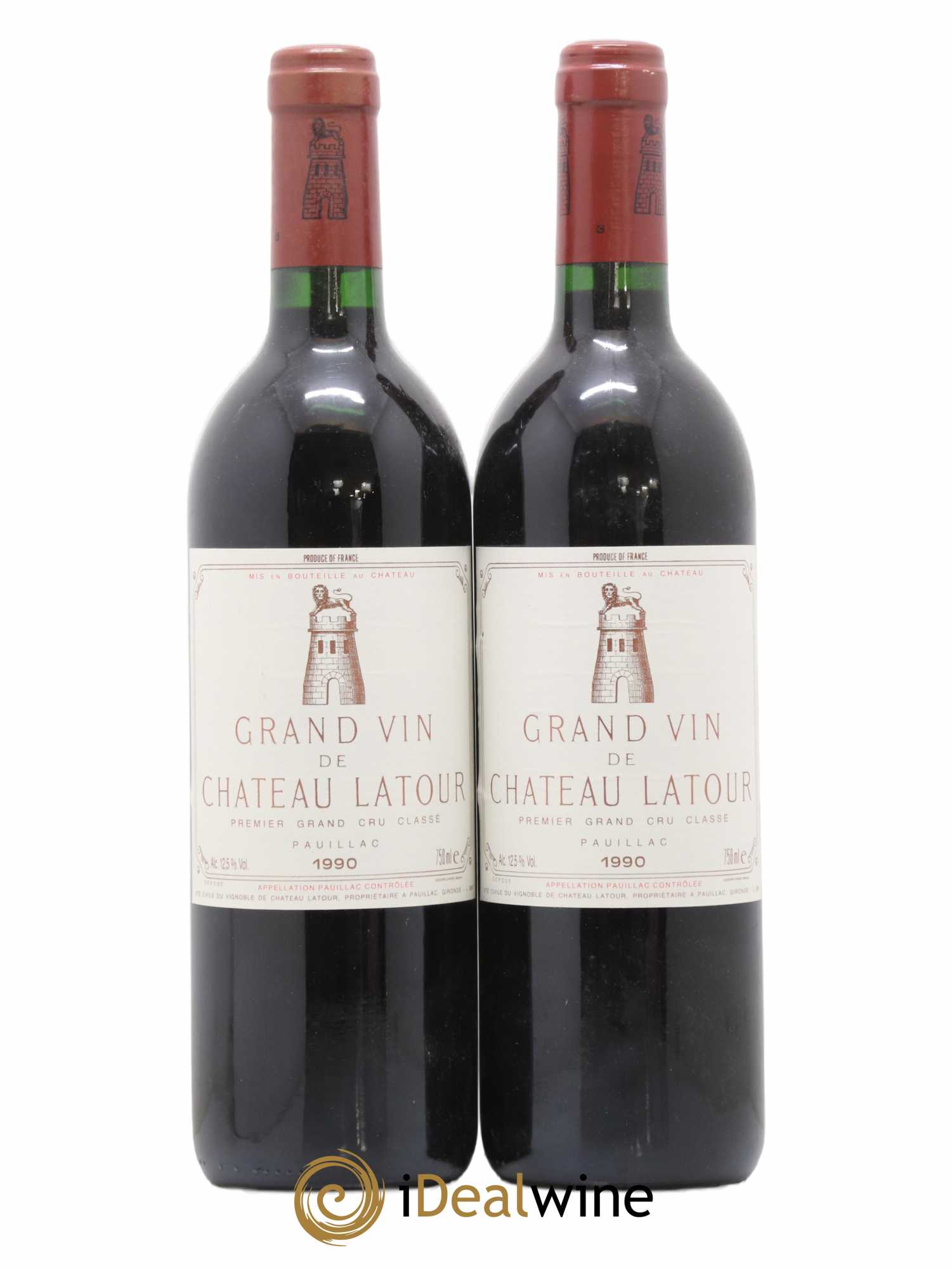 Château Latour 1er Grand Cru Classé 1990 - Lot de 2 bouteilles - 0