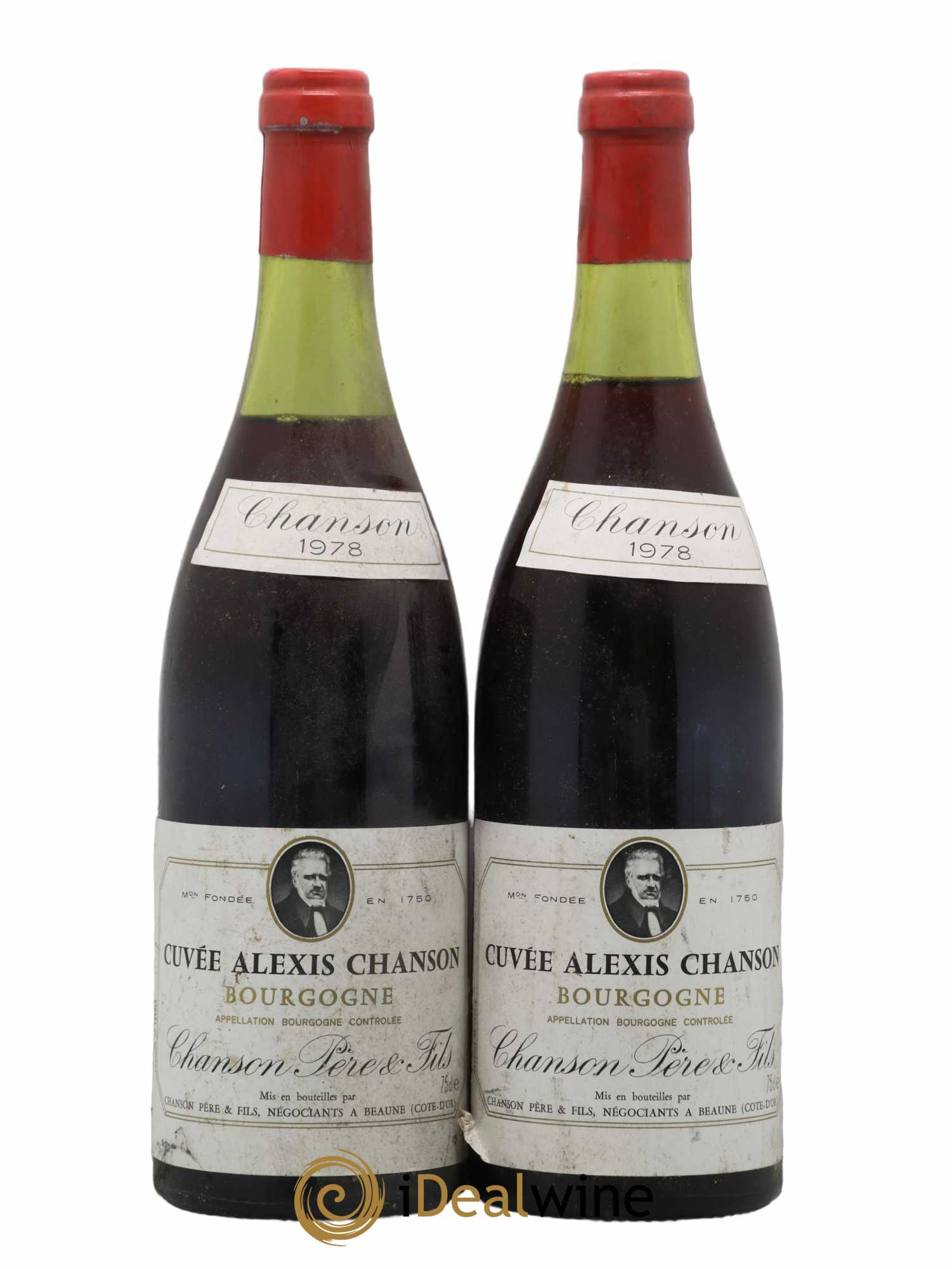 Bourgogne Cuvee Alexis Chanson 1978 - Lot de 2 bouteilles - 0