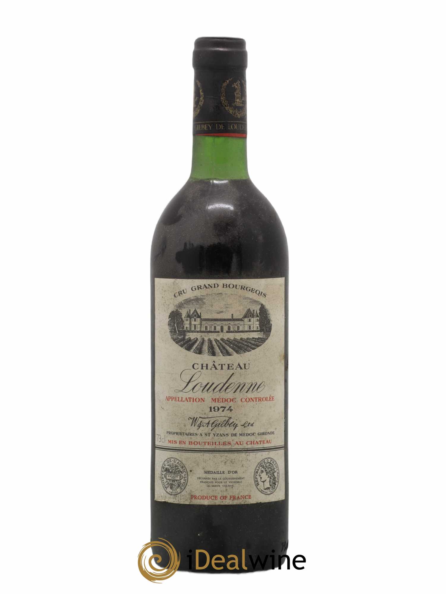 Château Loudenne Cru Bourgeois 1974 - Lot de 1 bouteille - 0