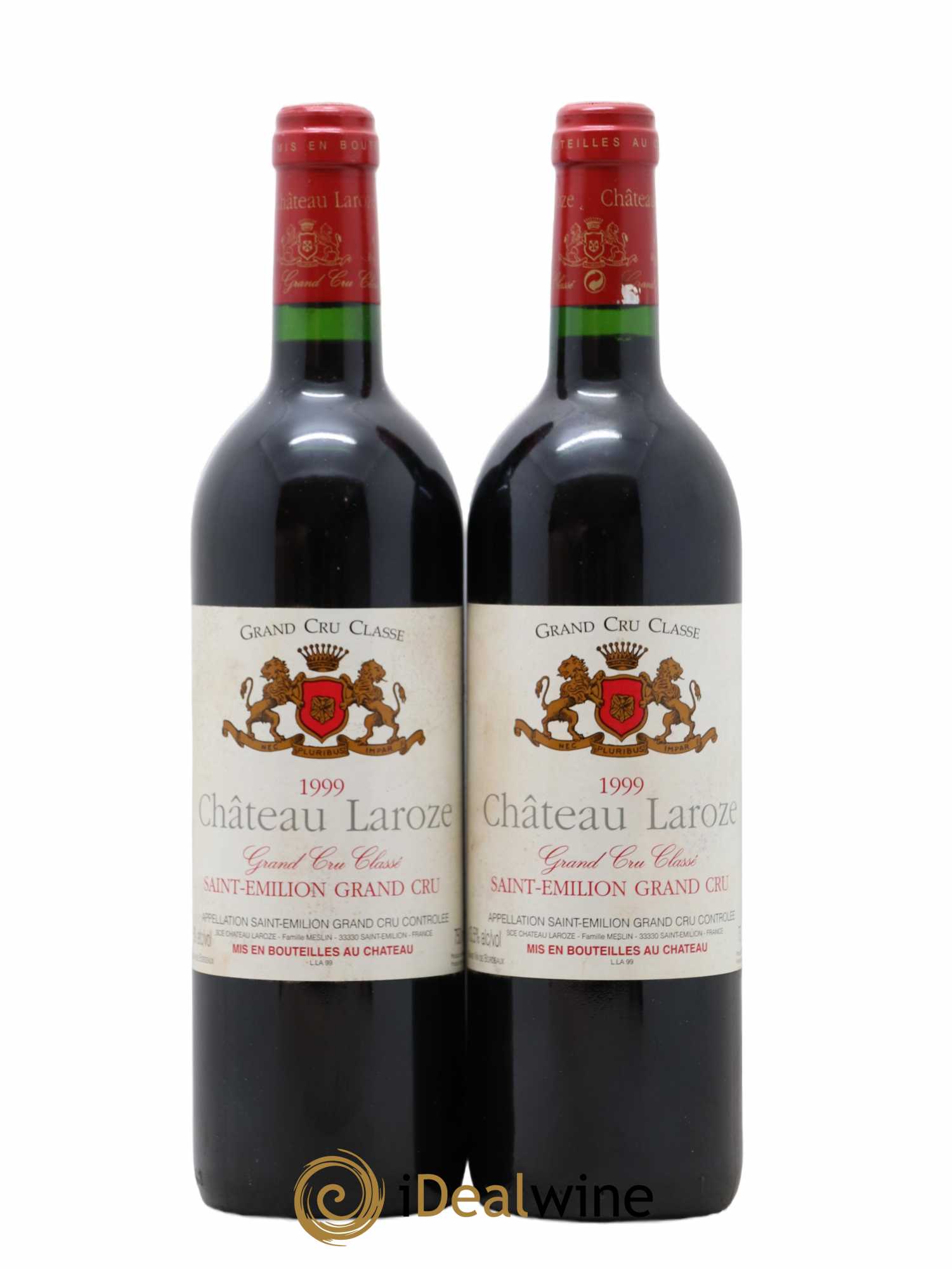 Château Laroze Grand Cru Classé 1999 - Lot de 2 bouteilles - 0