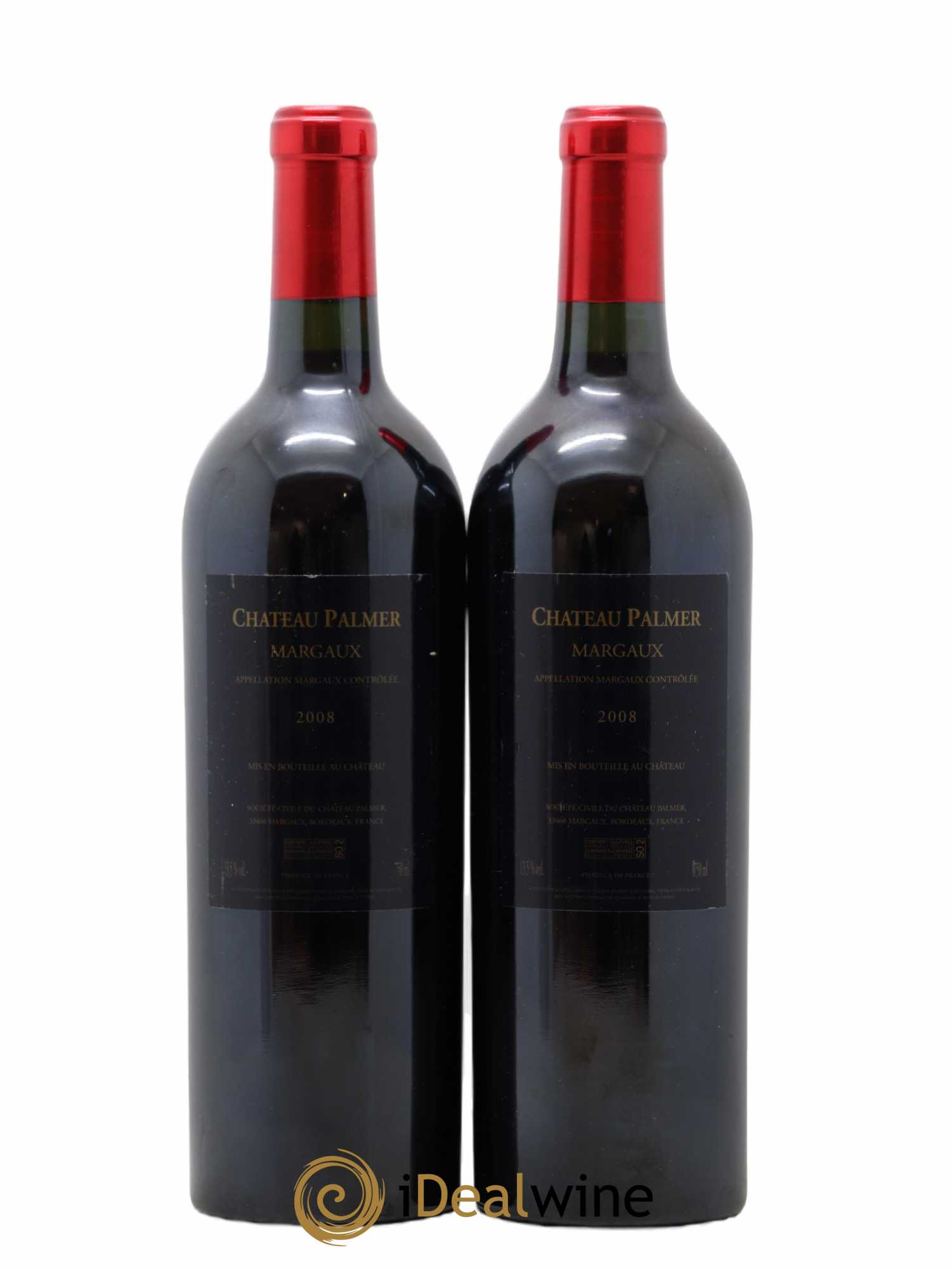 Château Palmer 3ème Grand Cru Classé 2008 - Lot de 2 bouteilles - 1