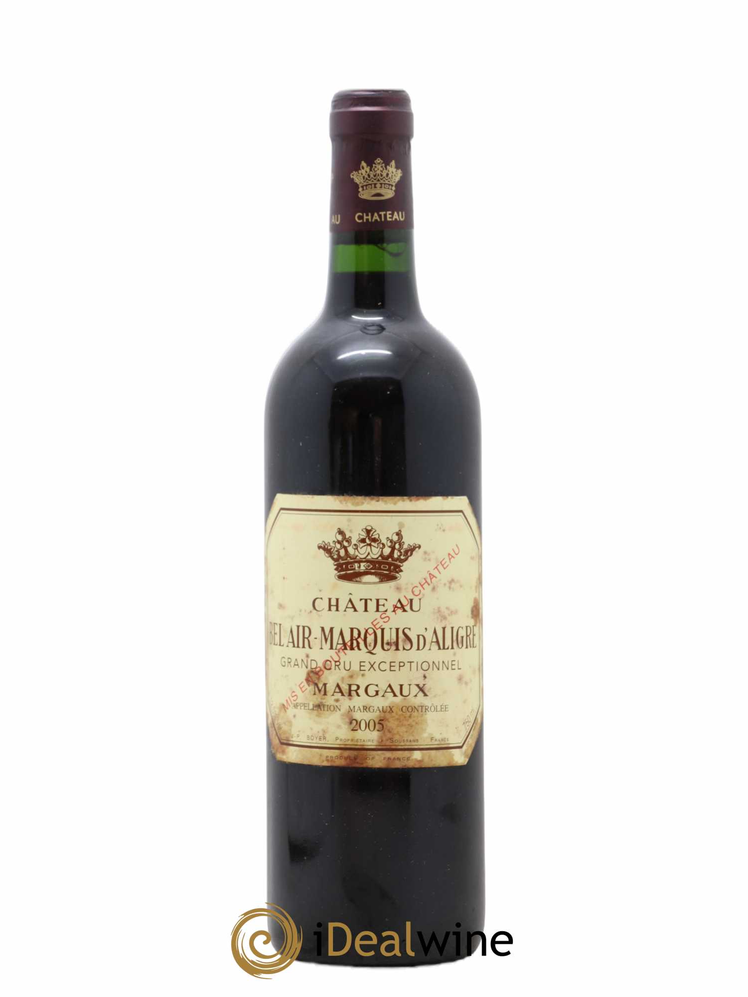 Château Bel Air Marquis d'Aligre 2005 - Lot de 1 bouteille - 0