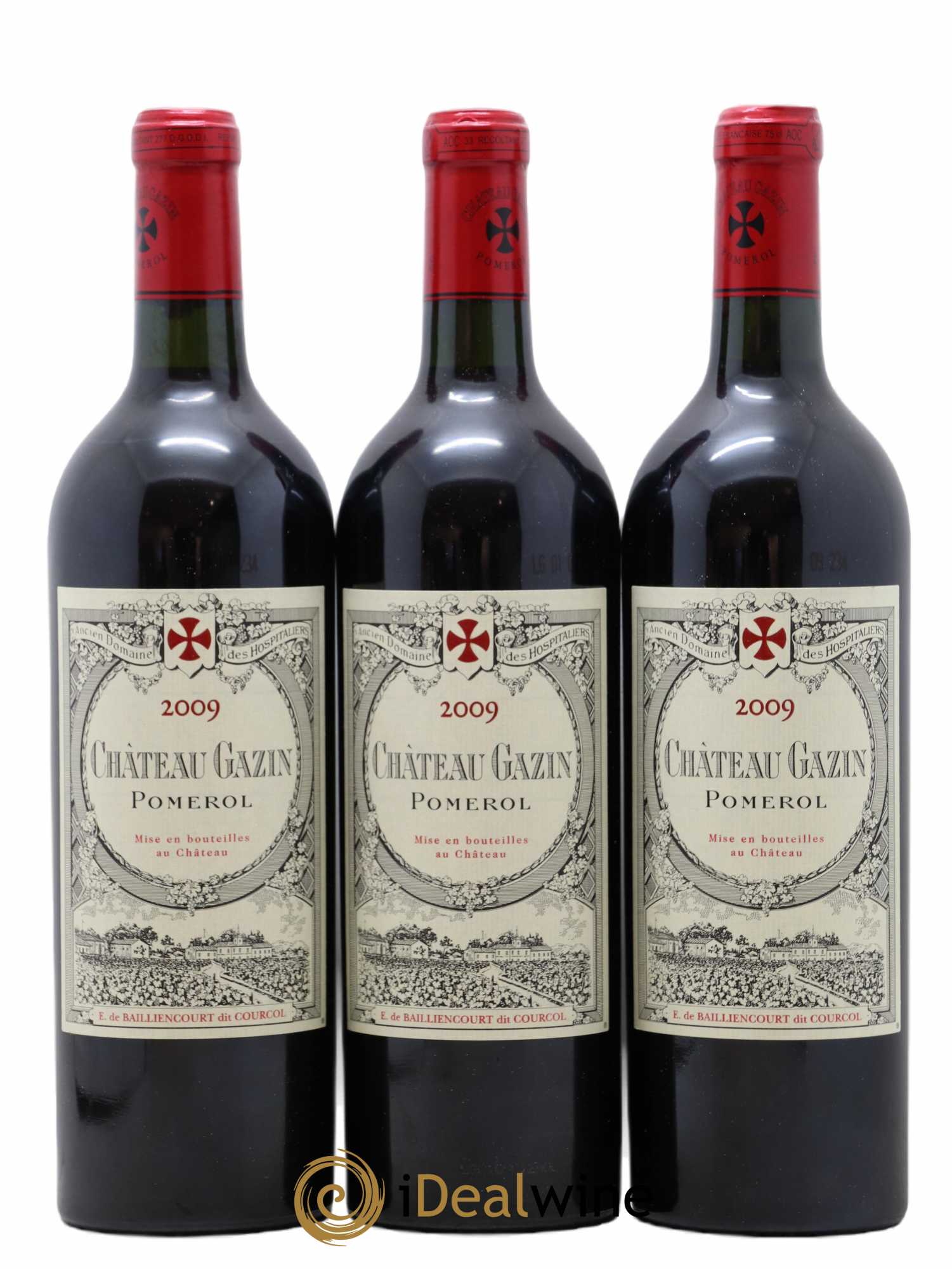 Château Gazin 2009 - Lot de 3 bouteilles - 0