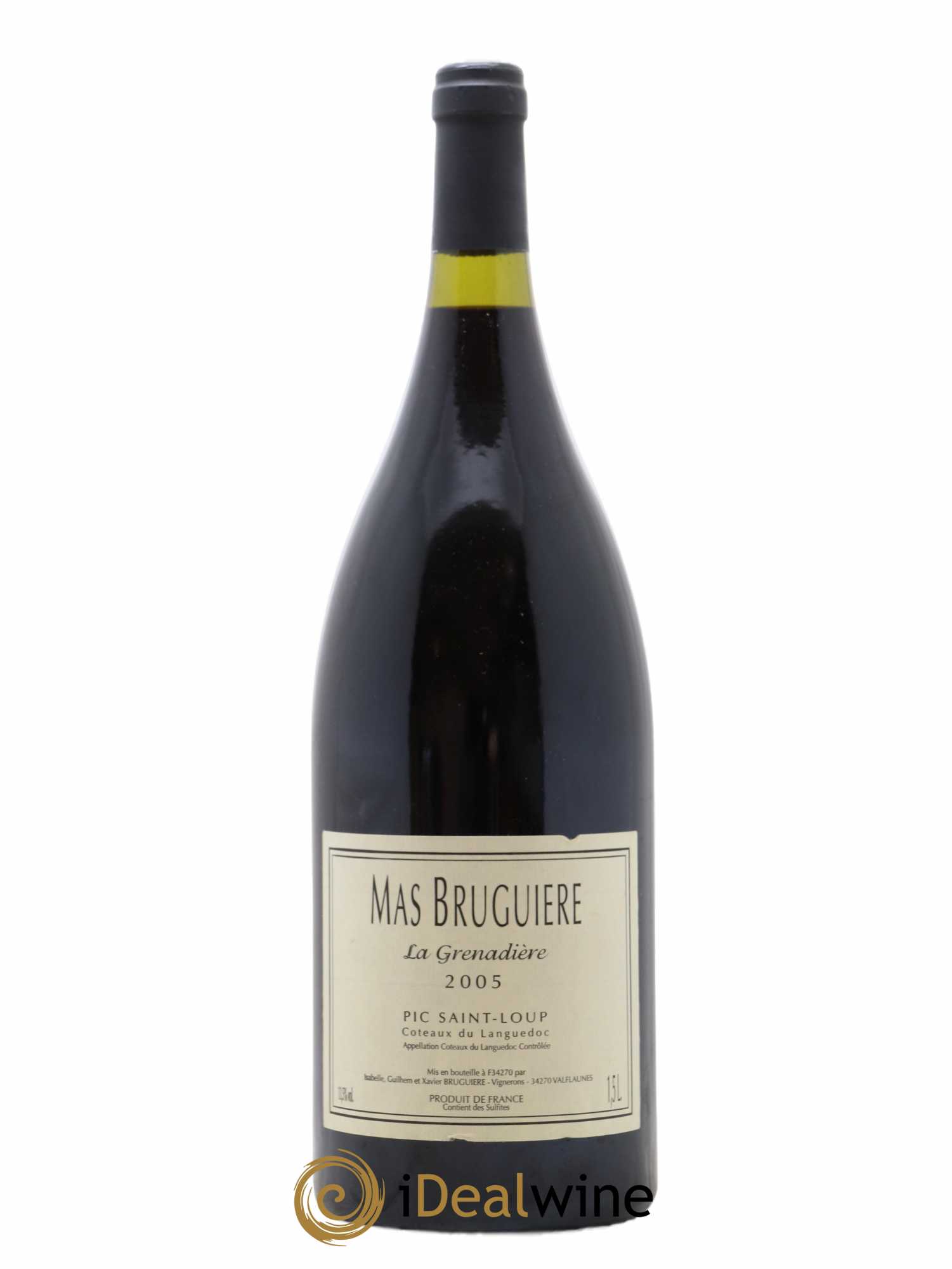 Pic Saint-Loup Mas Bruguière La Grenadière Guilhem et Xavier Bruguière 2005 - Lot de 1 magnum - 0