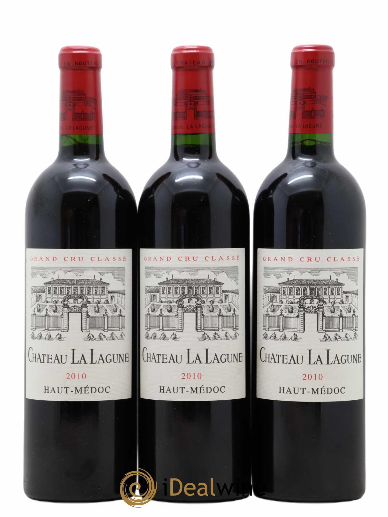 Château la Lagune 3ème Grand Cru Classé 2010 - Lot de 3 bouteilles - 0