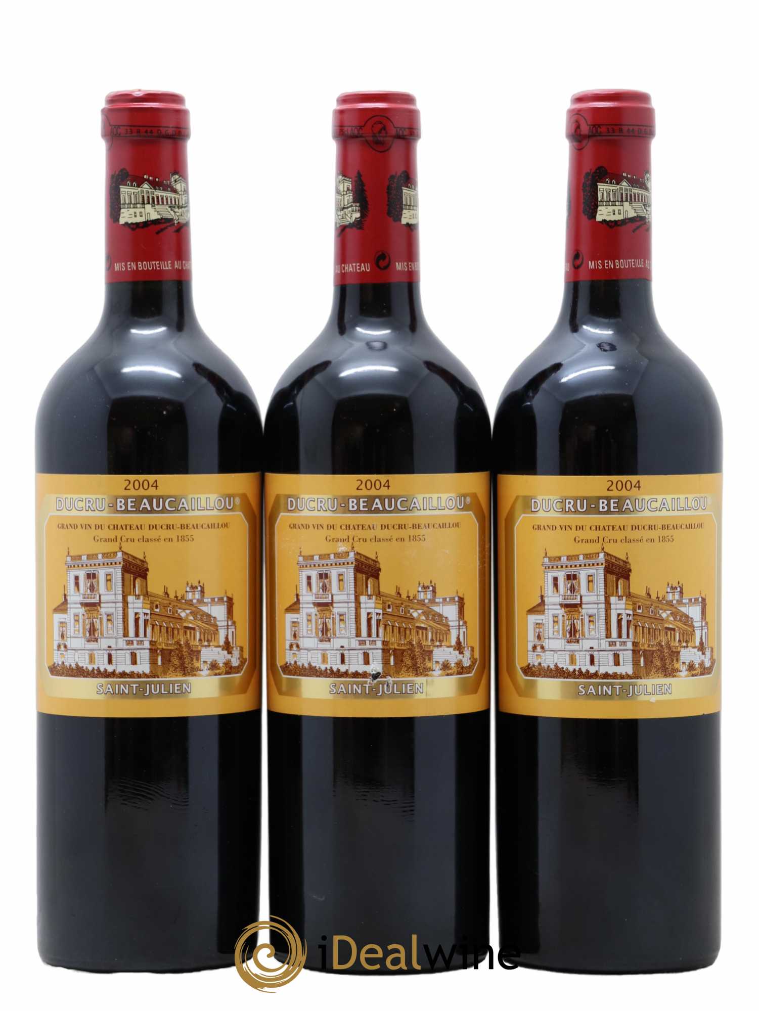 Château Ducru Beaucaillou 2ème Grand Cru Classé 2004 - Lot de 3 bouteilles - 0