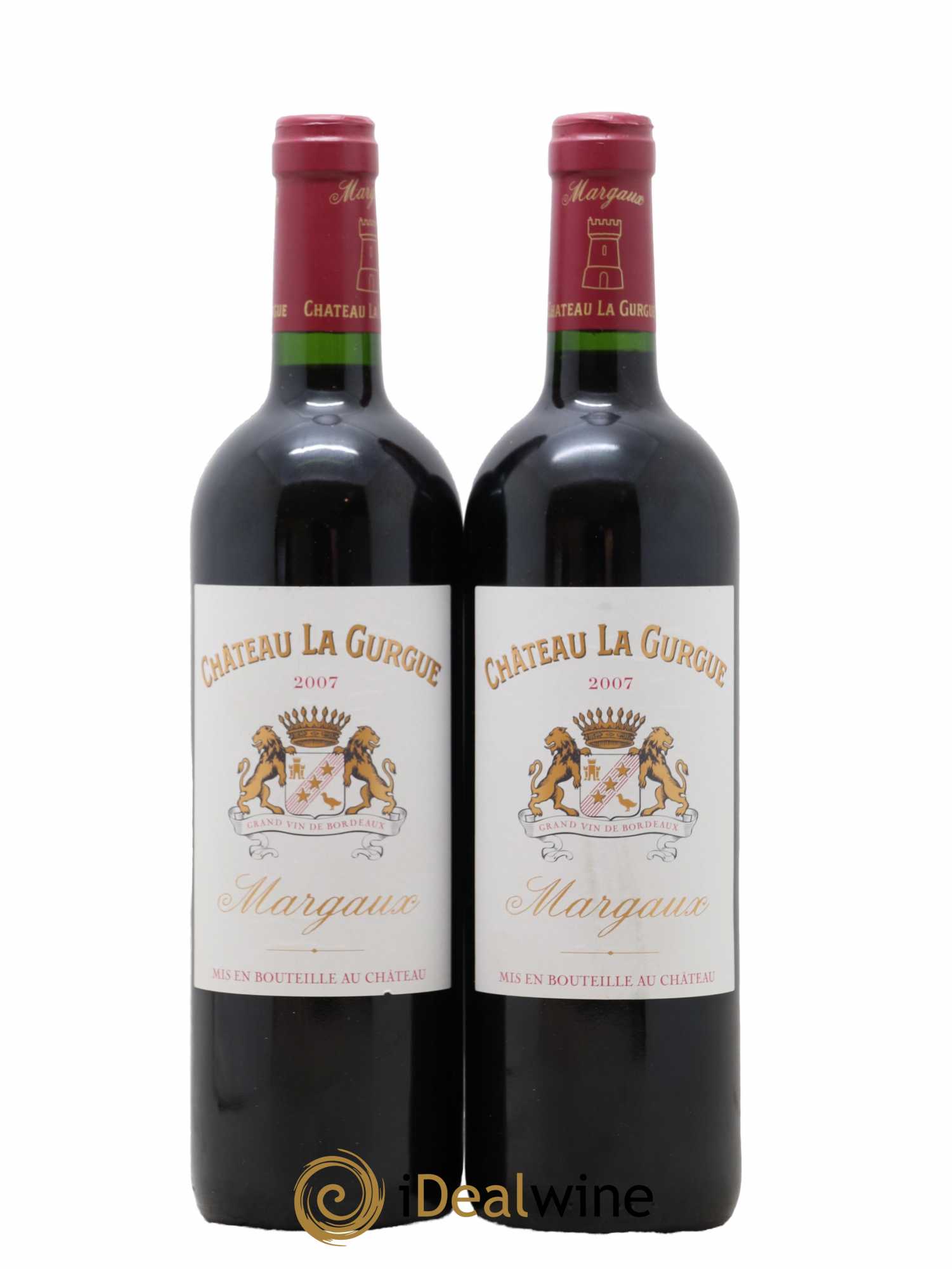 Château la Gurgue Cru Bourgeois 2007 - Lot de 2 bouteilles - 0