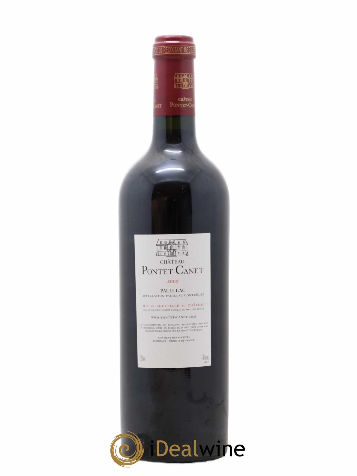 Château Pontet Canet 5ème Grand Cru Classé 2009 - Lot de 1 bouteille - 1