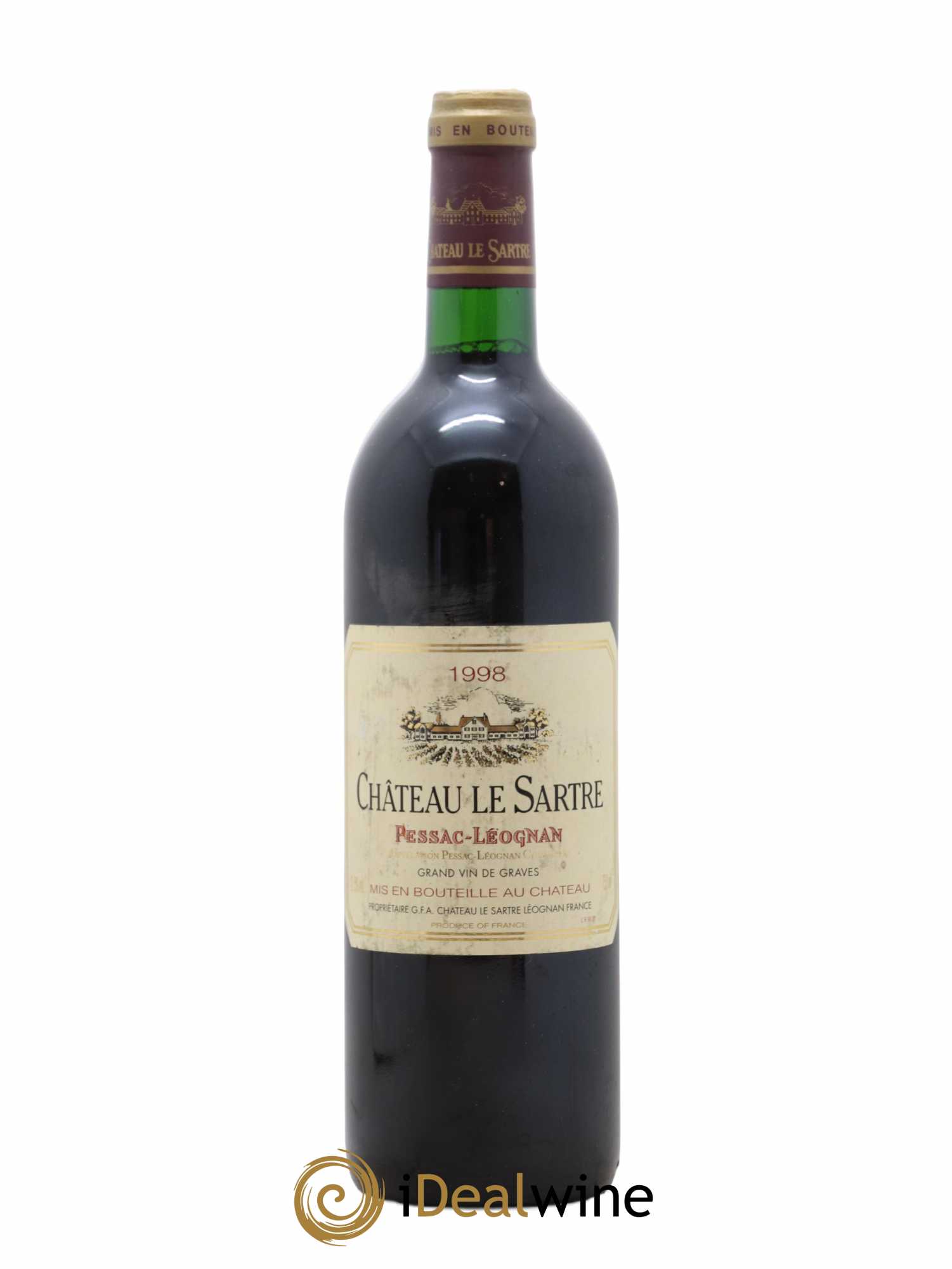 Château le Sartre 1998 - Lot de 1 bouteille - 0