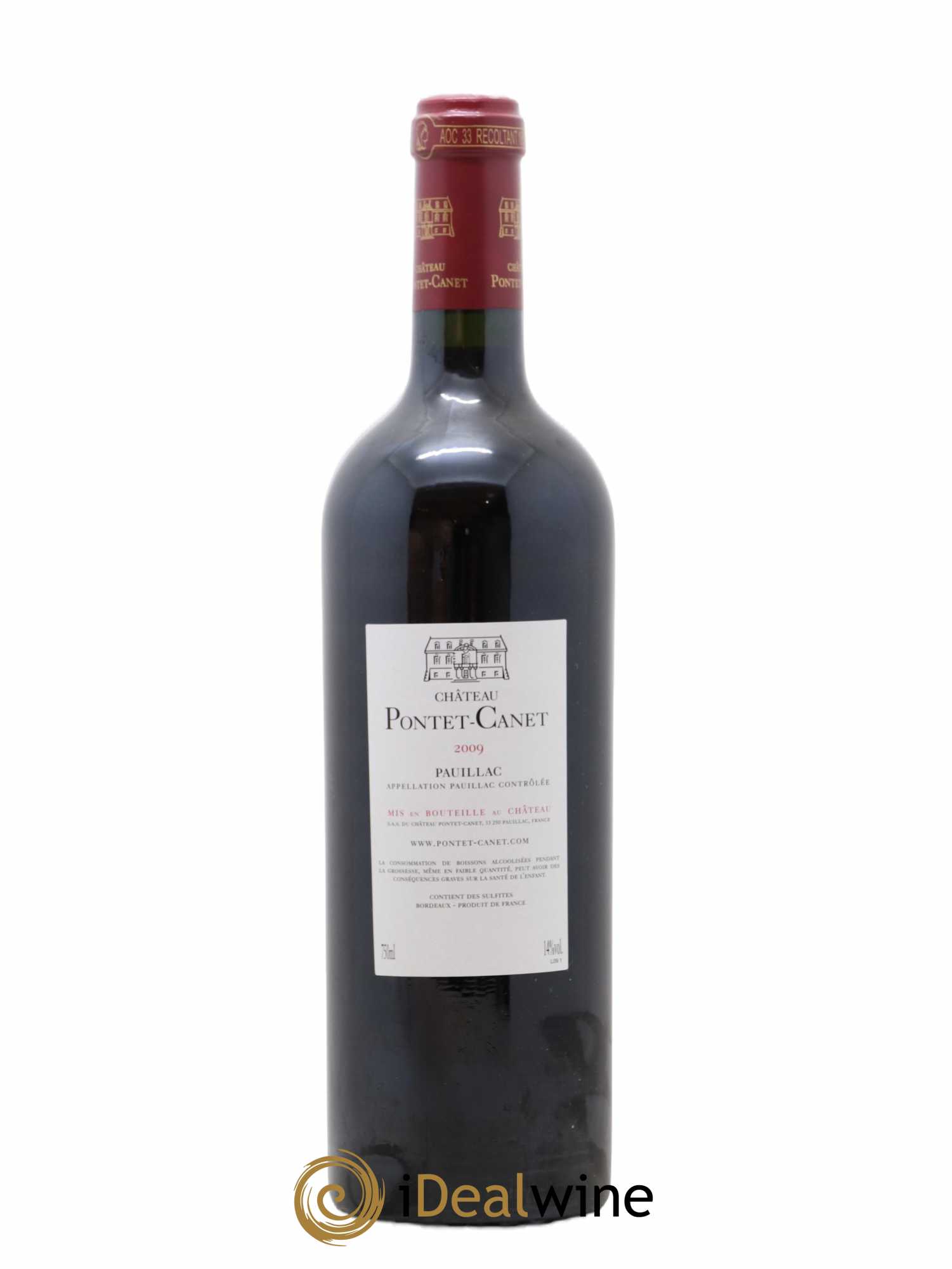 Château Pontet Canet 5ème Grand Cru Classé 2009 - Lot de 1 bouteille - 1