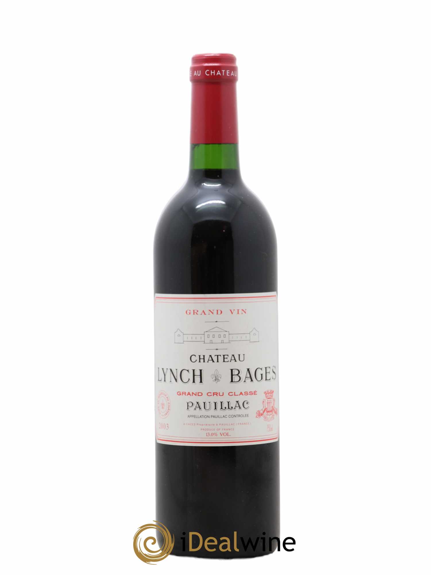 Château Lynch Bages 5ème Grand Cru Classé 2003 - Lot de 1 bouteille - 0