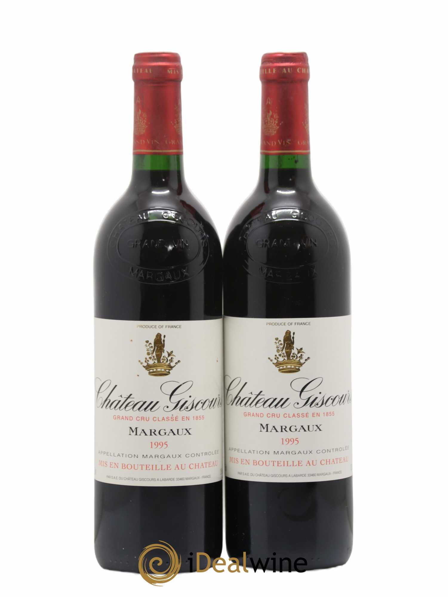 Château Giscours 3ème Grand Cru Classé 1995 - Lot de 2 bouteilles - 0