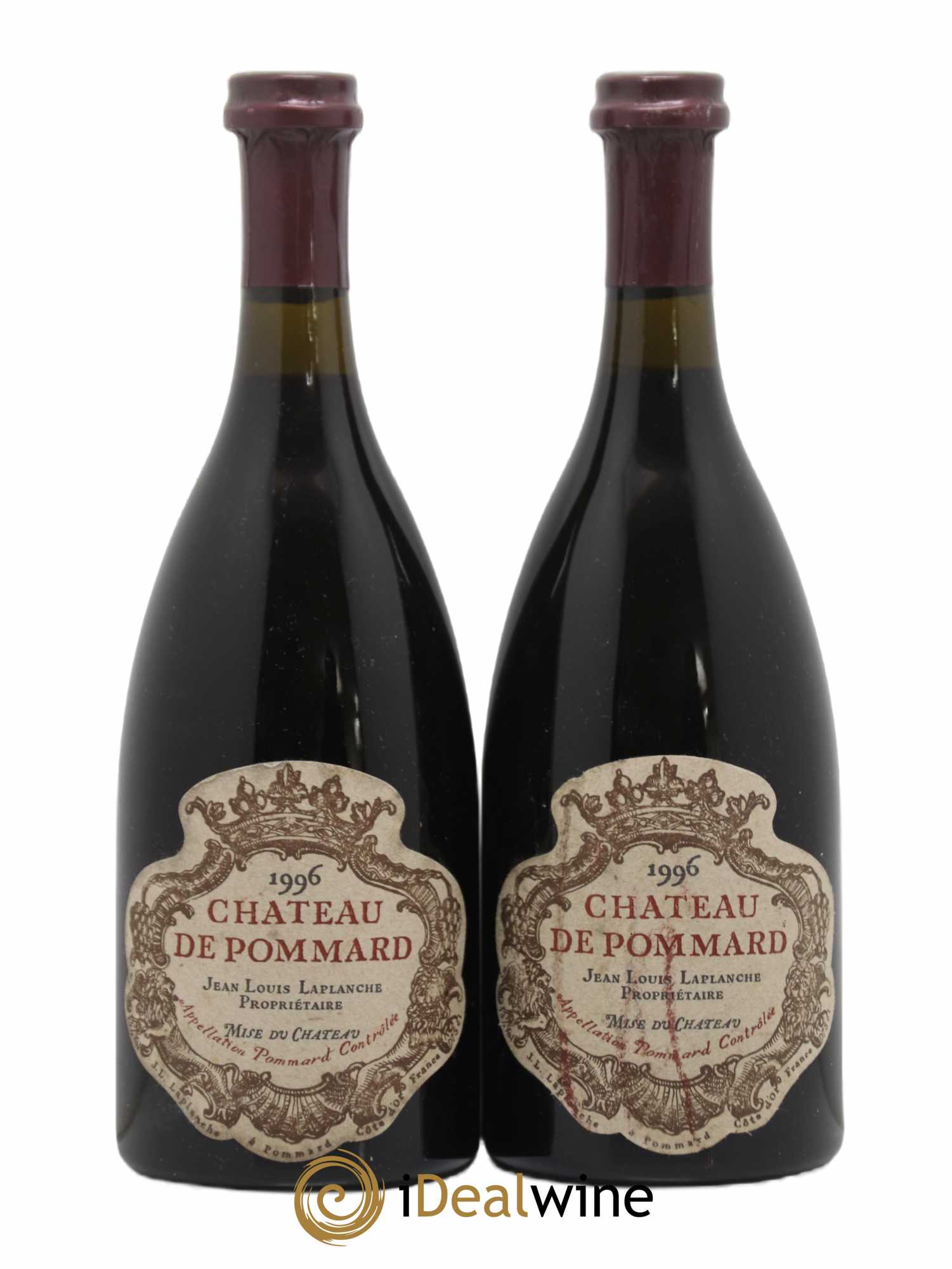 Pommard Château de Pommard 1996 - Lot de 2 bouteilles - 0