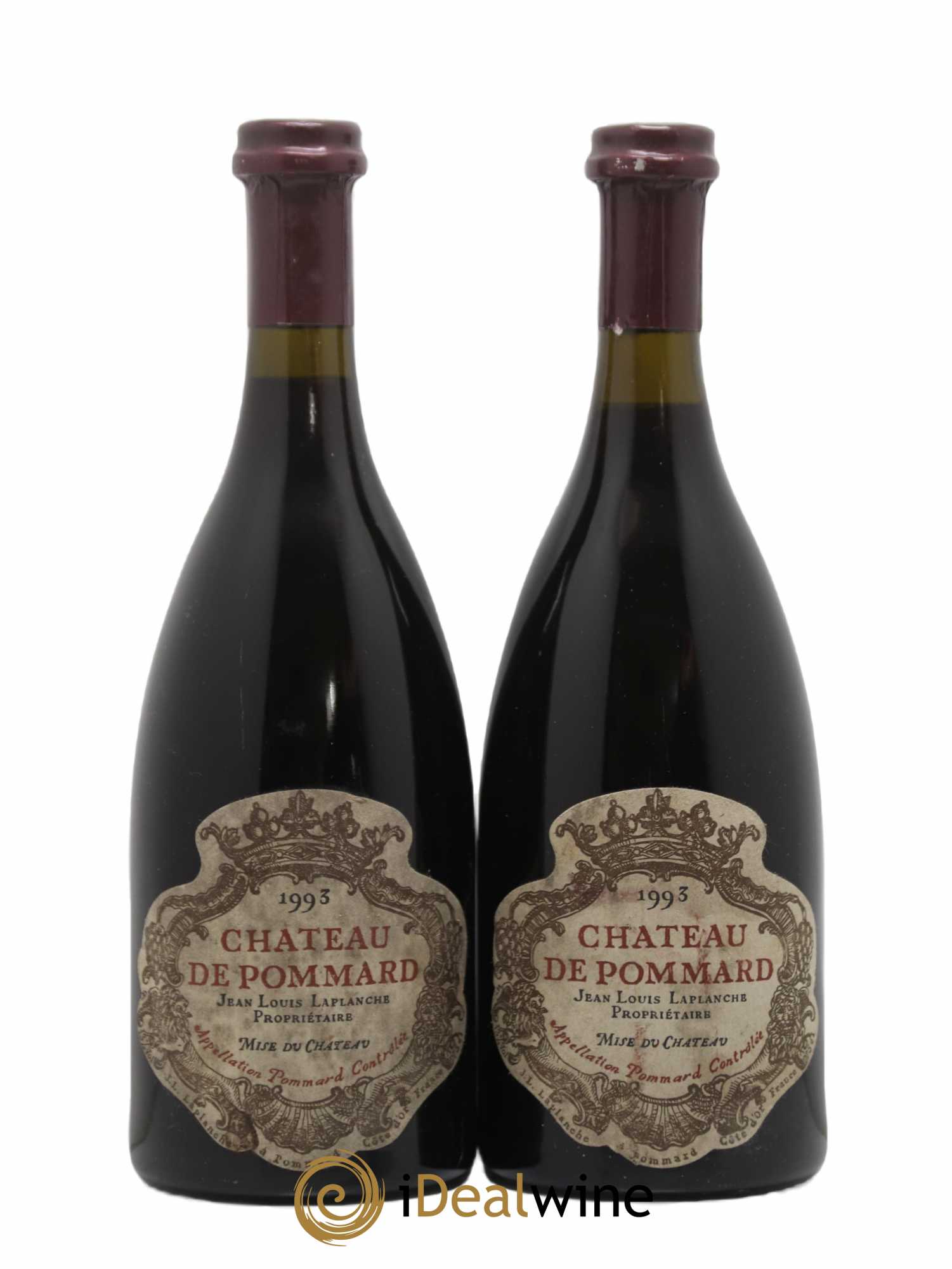 Pommard Château de Pommard 1993 - Lot de 2 bouteilles - 0