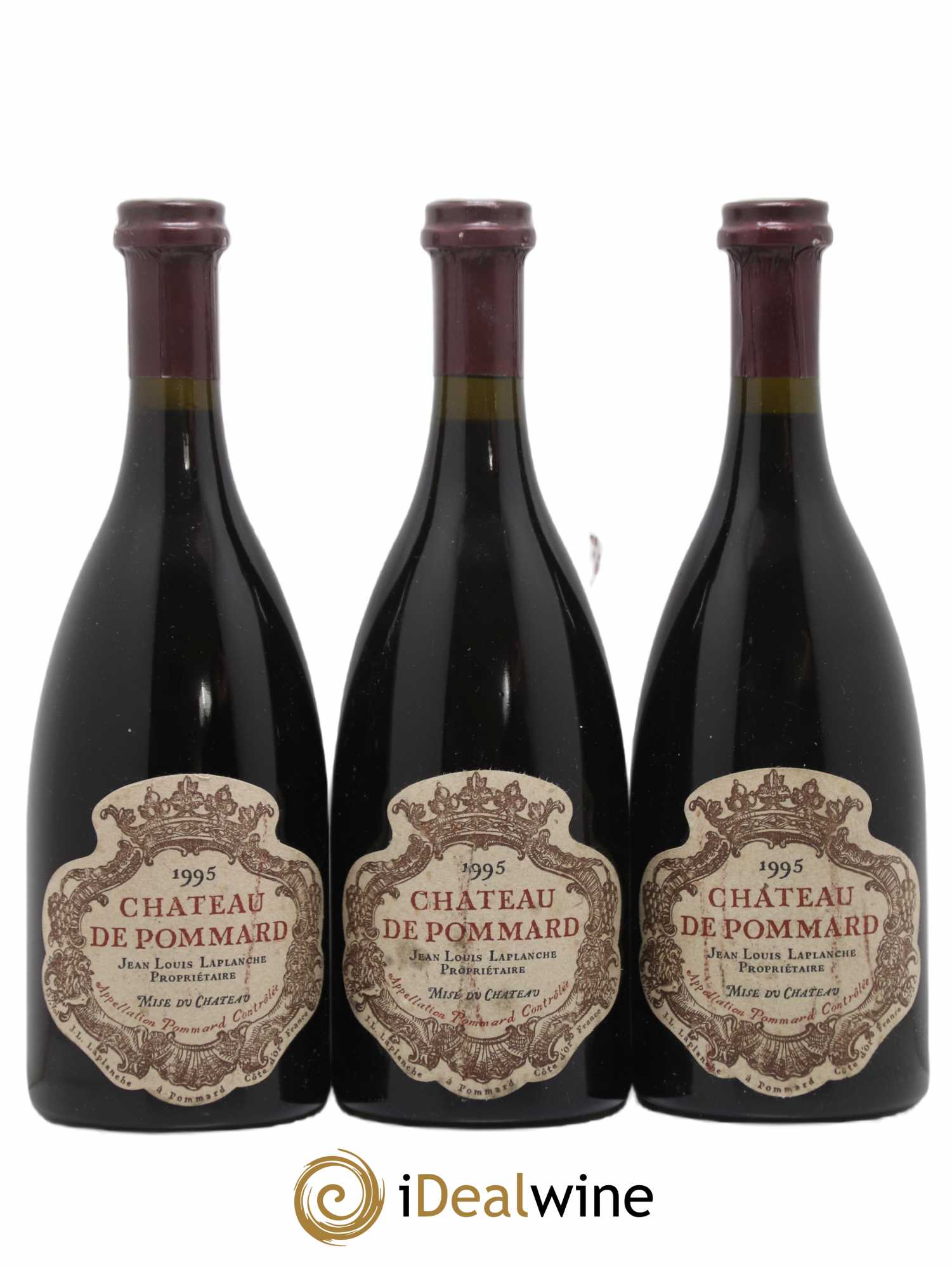 Pommard Château de Pommard 1995 - Lot de 3 bouteilles - 0