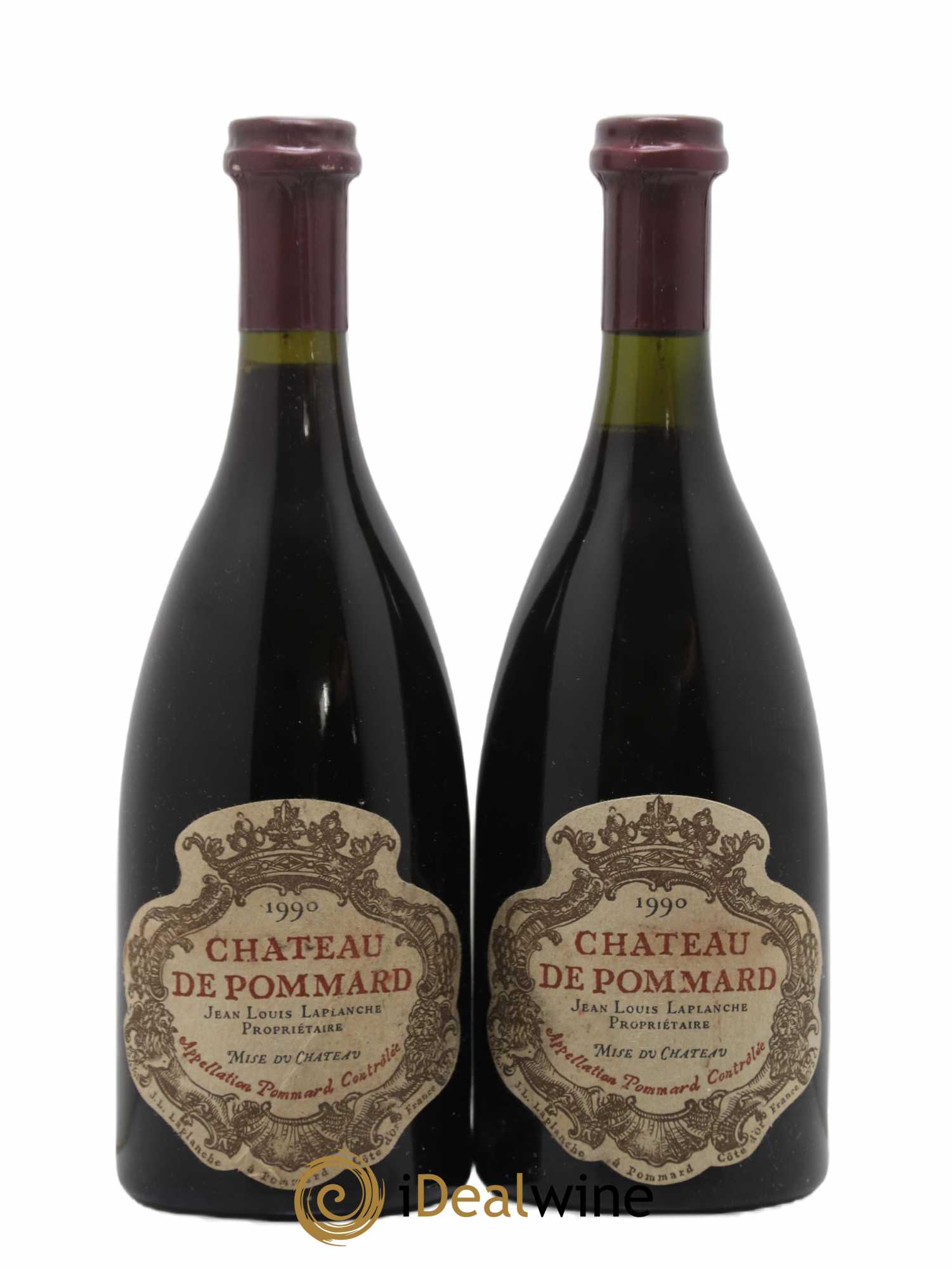 Pommard Château de Pommard 1990 - Lot de 2 bouteilles - 0