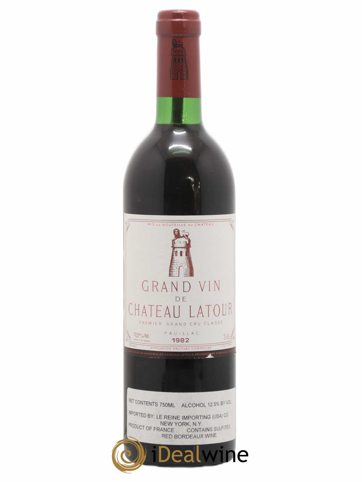 Château Latour 1er Grand Cru Classé 1982 - Lot de 1 bouteille - 0