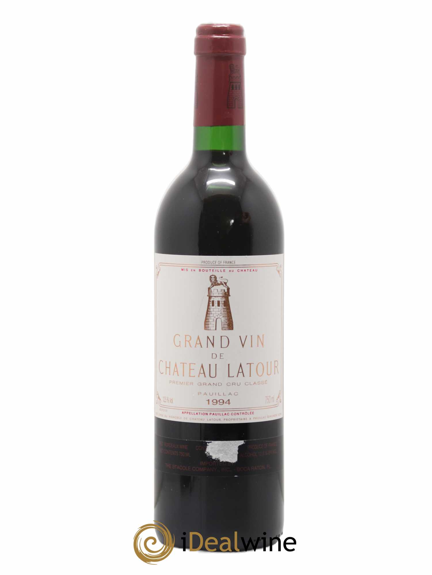 Château Latour 1er Grand Cru Classé 1994 - Lot de 1 bouteille - 0