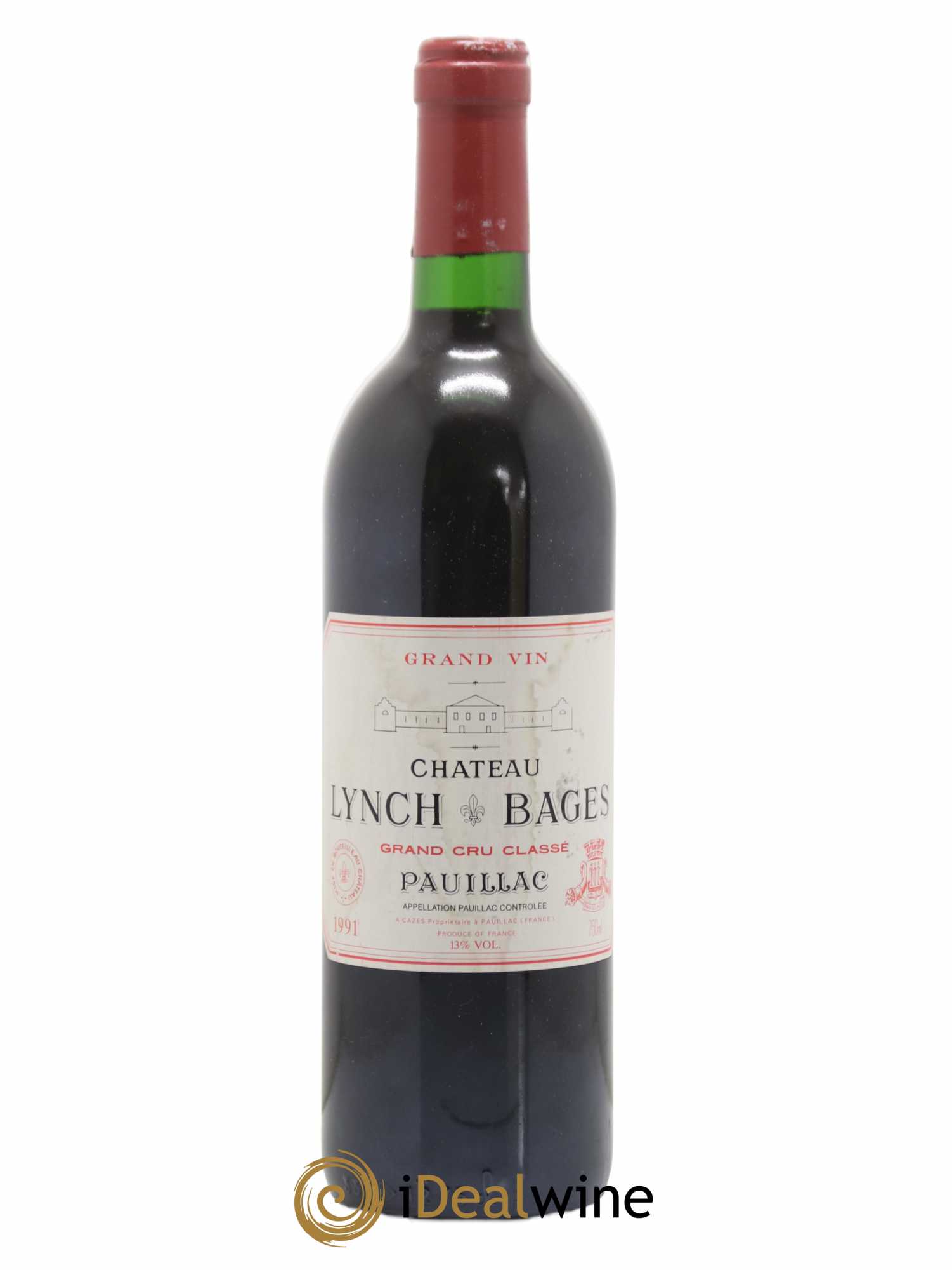 Château Lynch Bages 5ème Grand Cru Classé 1991 - Lot de 1 bouteille - 0