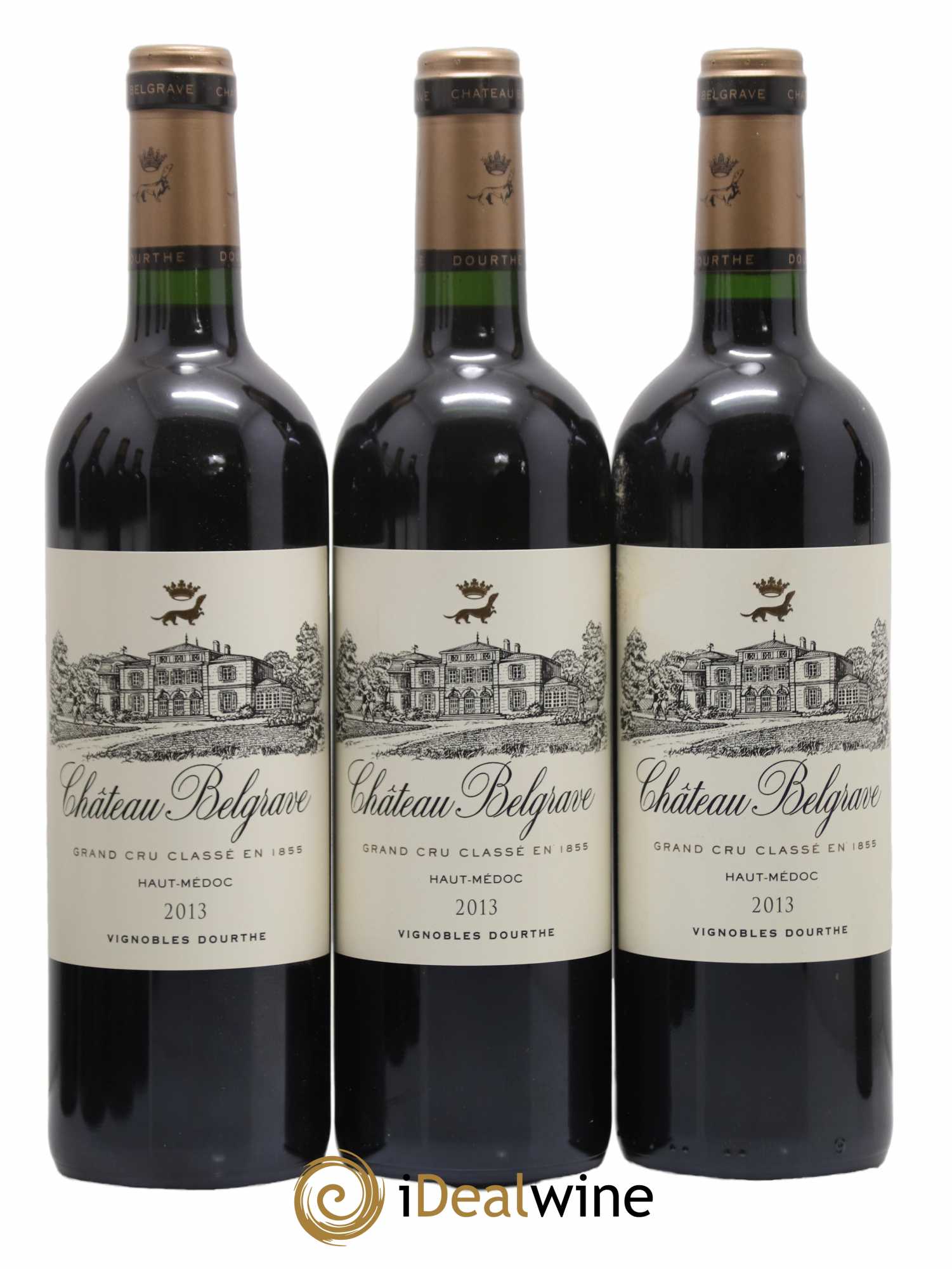 Château Belgrave 5ème Grand Cru Classé 2013 - Lot de 12 bouteilles - 1