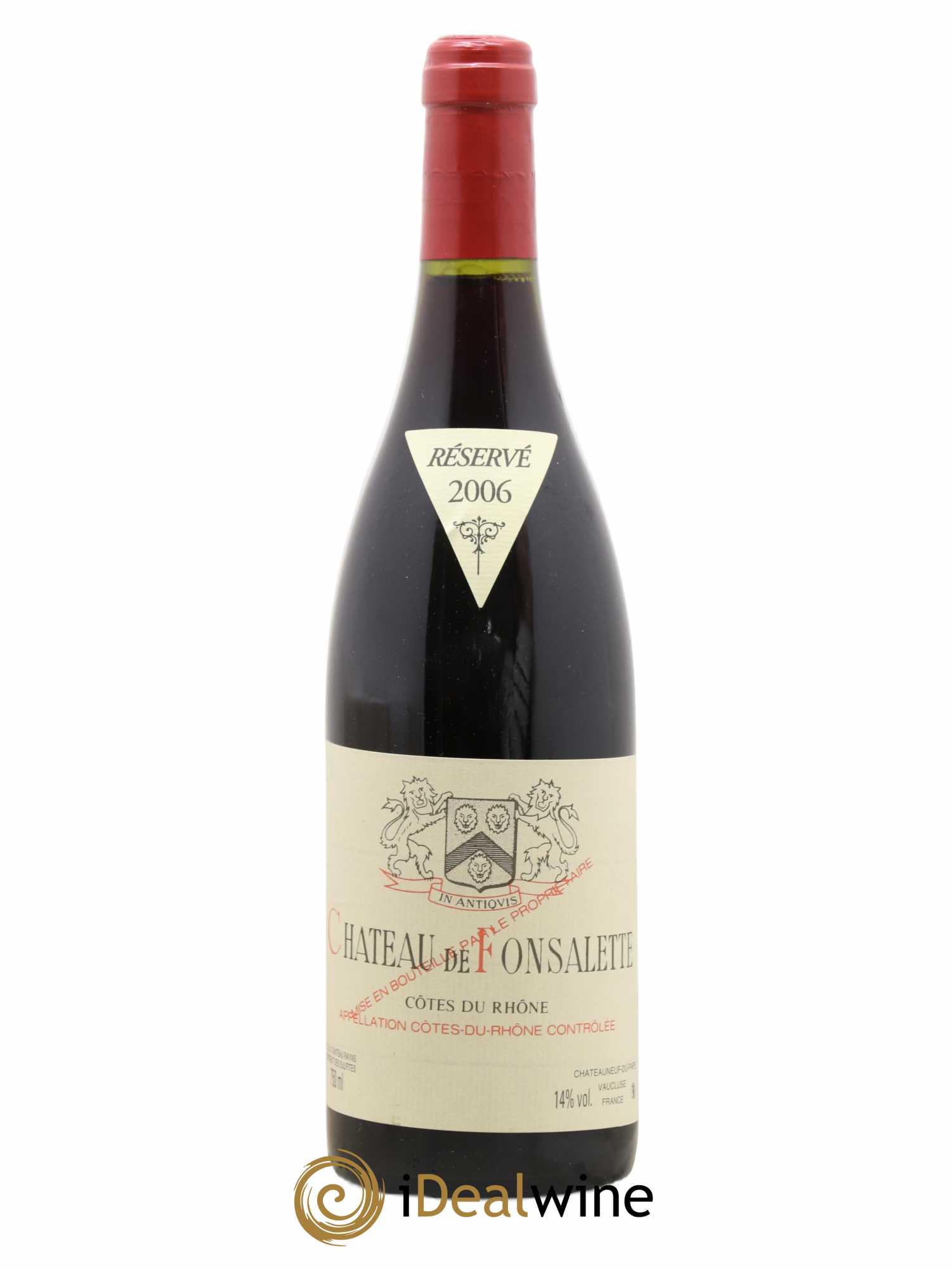Côtes-du-Rhône Château de Fonsalette Emmanuel Reynaud 2006 - Lot de 1 bouteille - 0