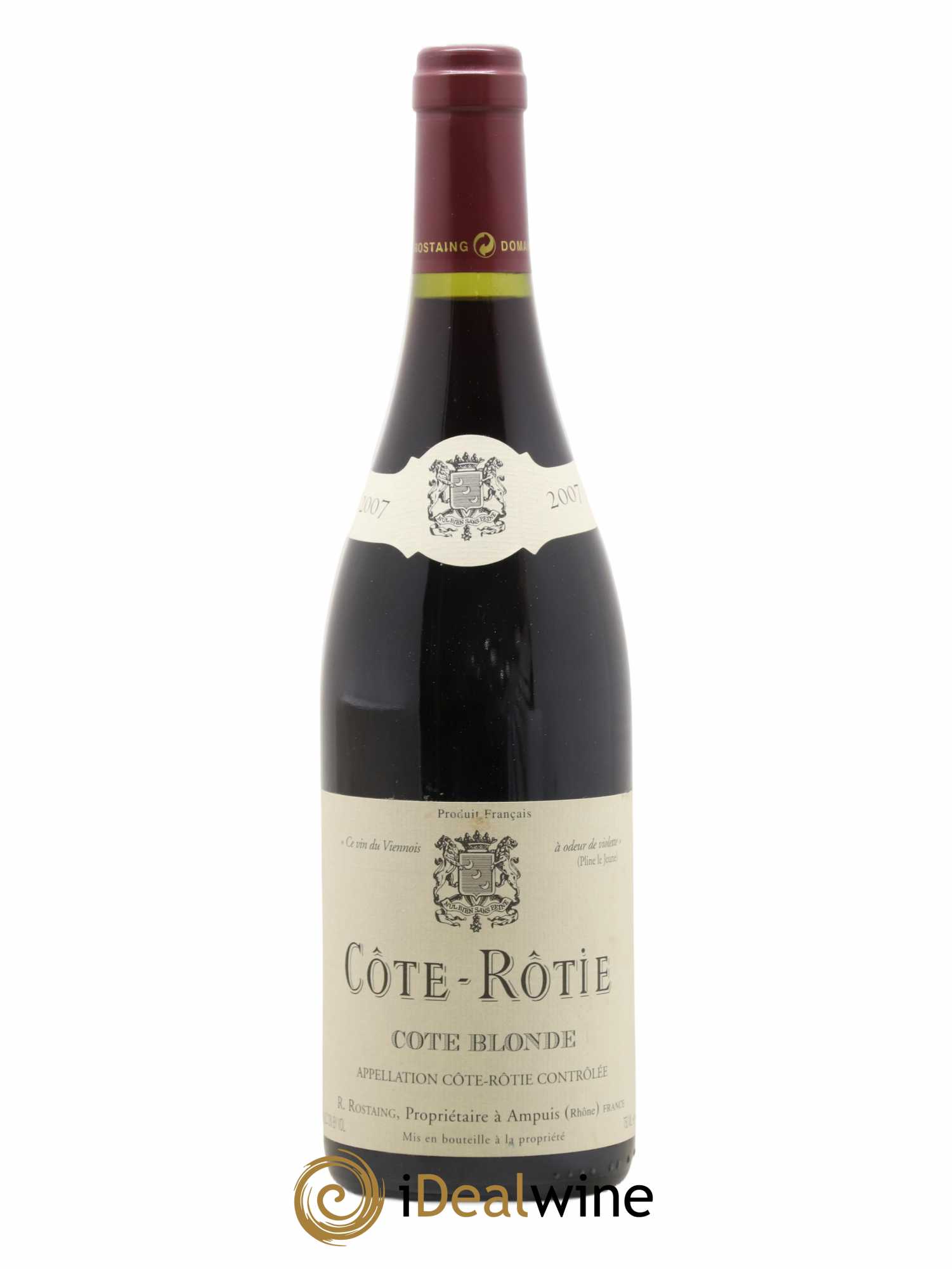 Côte-Rôtie Côte Blonde René Rostaing 2007 - Posten von 1 Flasche - 0