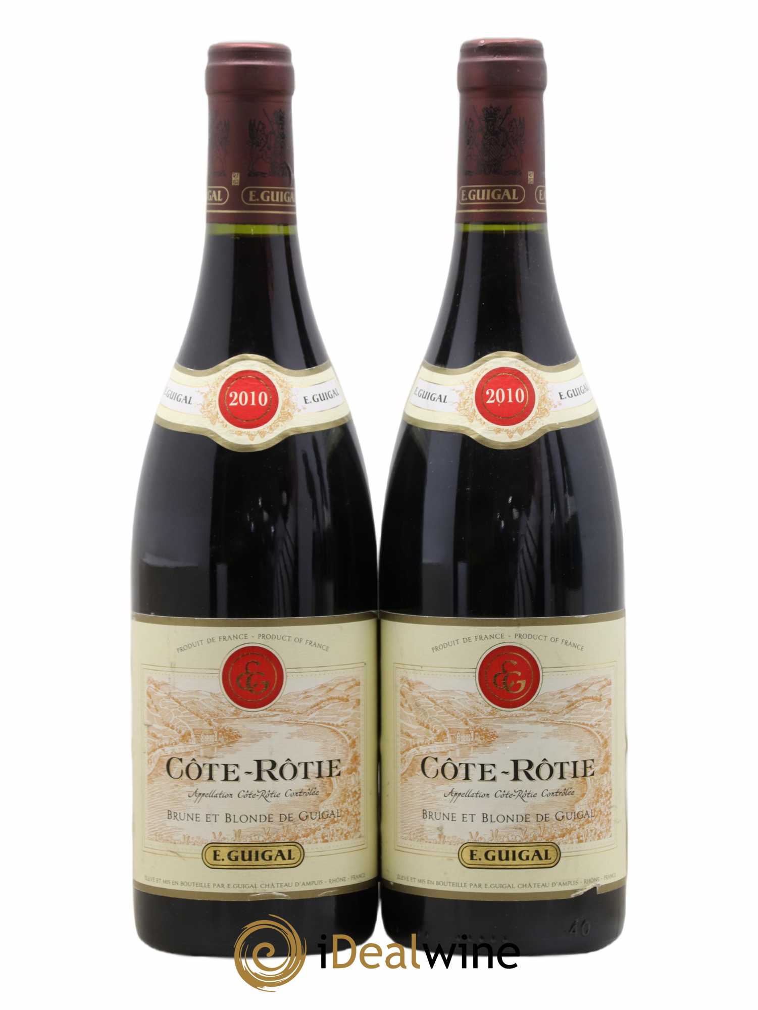 Côte-Rôtie Côtes Brune et Blonde Guigal 2010 - Lot de 2 bouteilles - 0