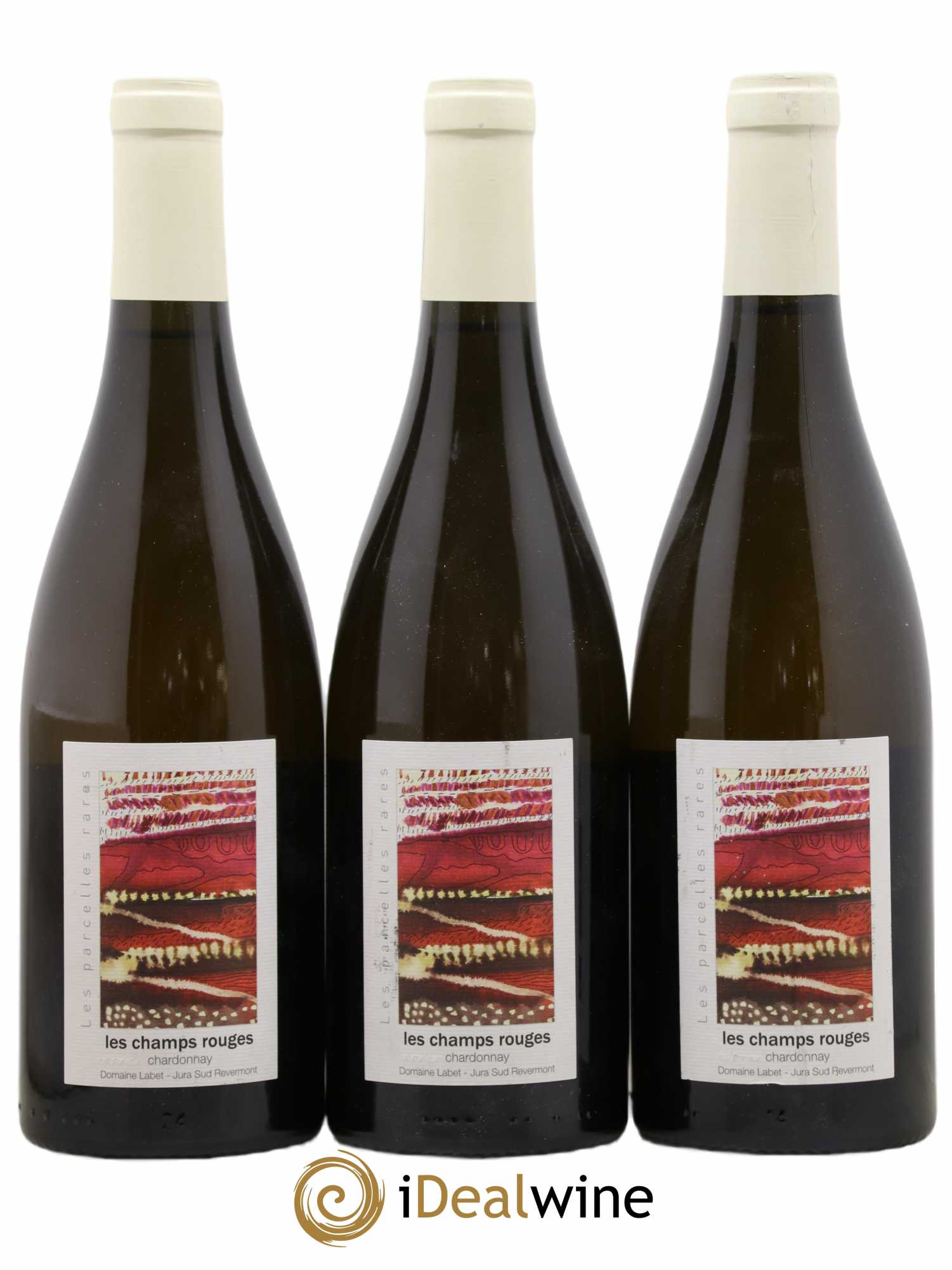 Côtes du Jura Chardonnay Les Champs Rouges Romain - Julien - Charline Labet 2014 - Posten von 3 Flaschen - 0