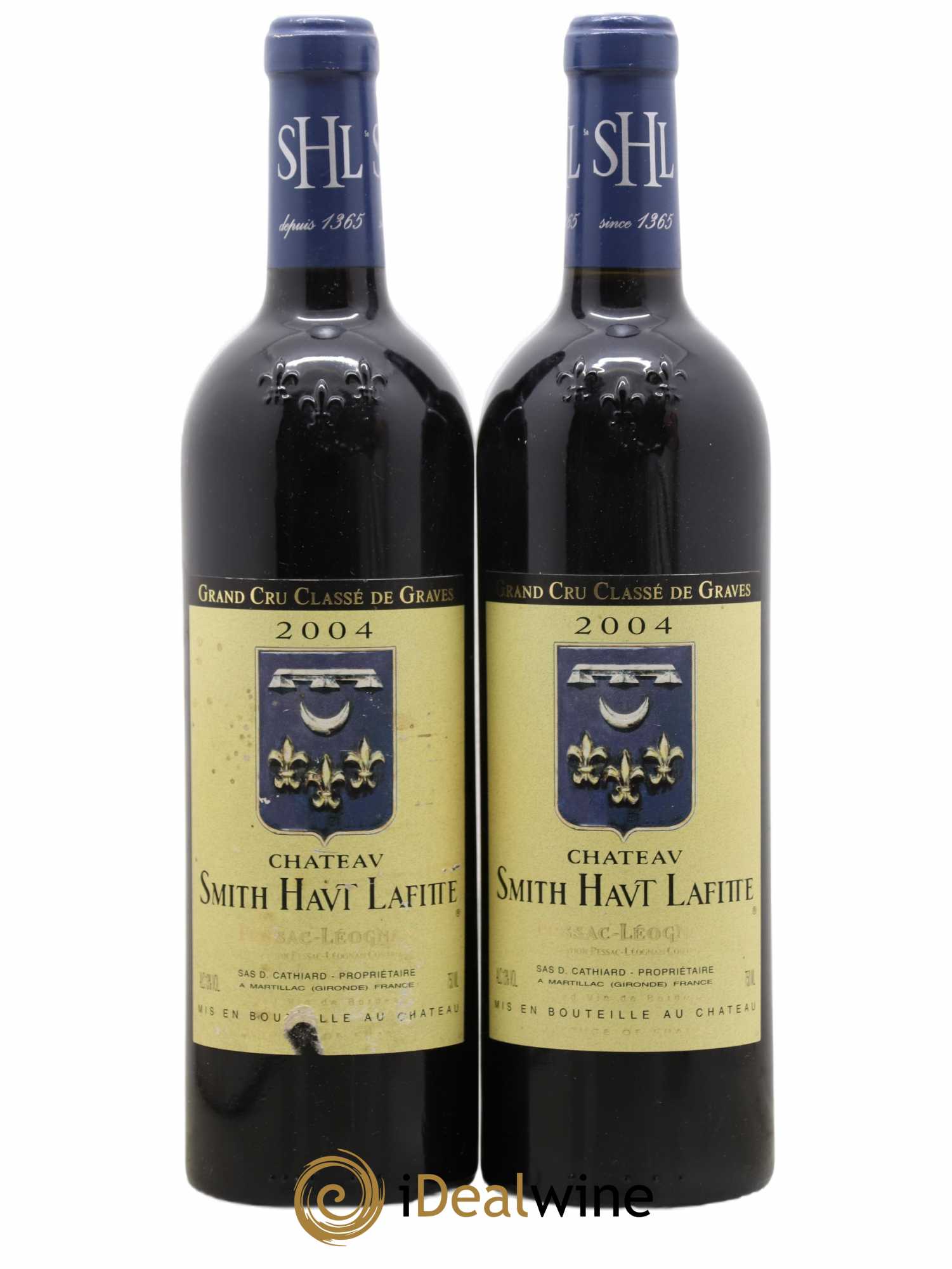 Château Smith Haut Lafitte Cru Classé de Graves 2004 - Lot de 2 bouteilles - 0