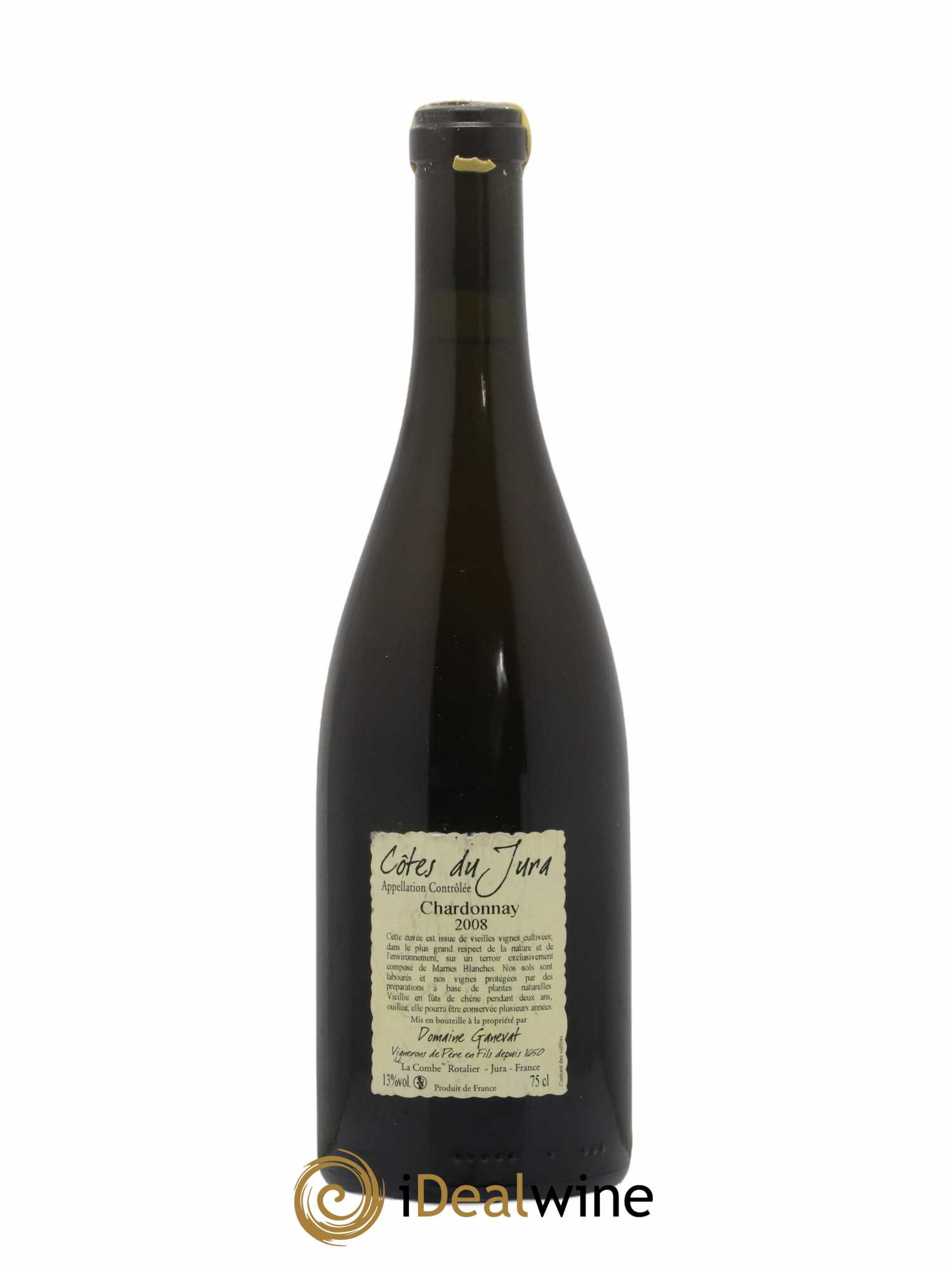 Côtes du Jura Les Grands Teppes Vieilles Vignes Jean-François Ganevat (Domaine) 2008 - Lot de 1 bouteille - 1