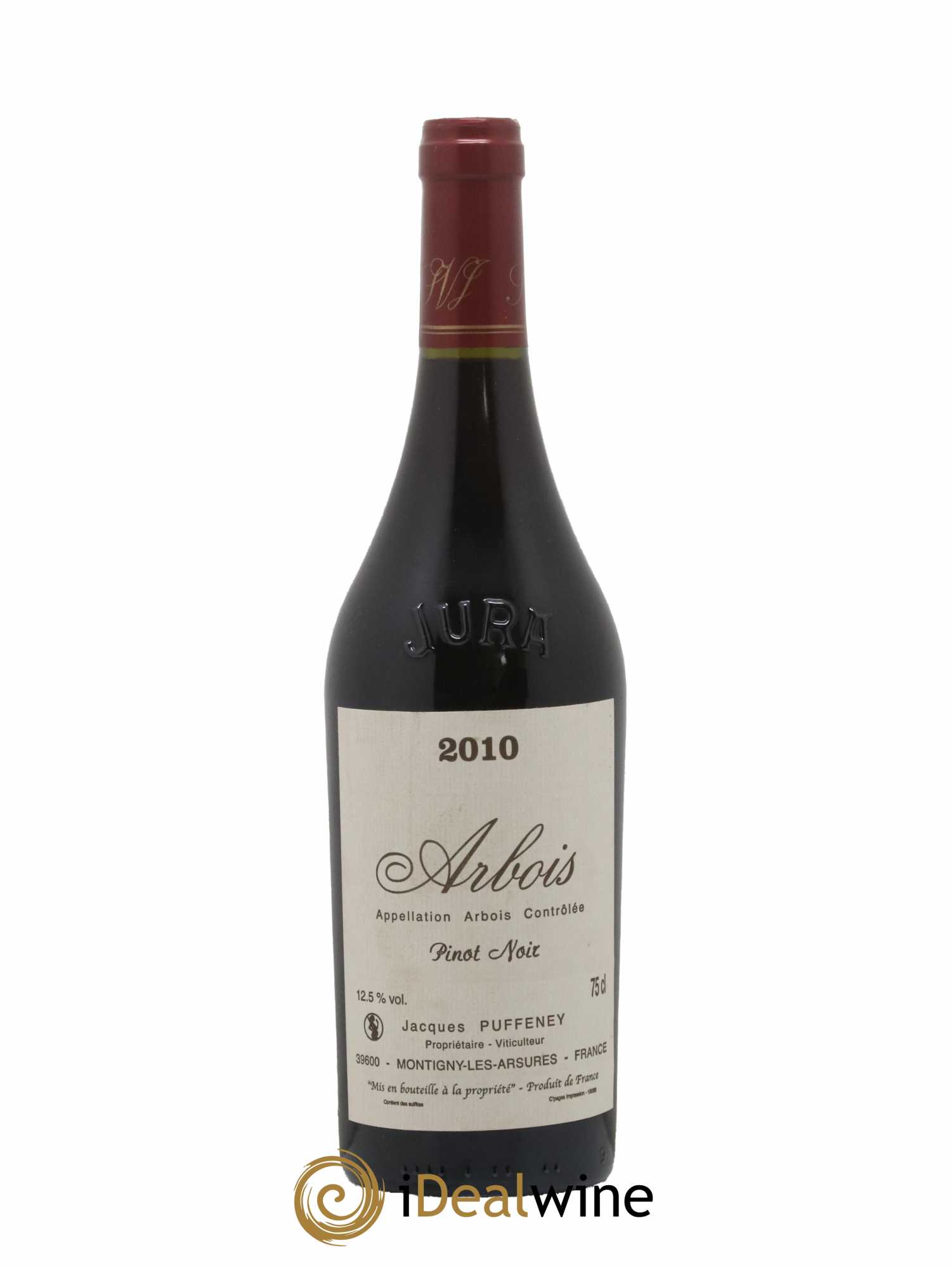 Arbois Pinot Noir Jacques Puffeney 2010 - Lot de 1 bouteille - 0