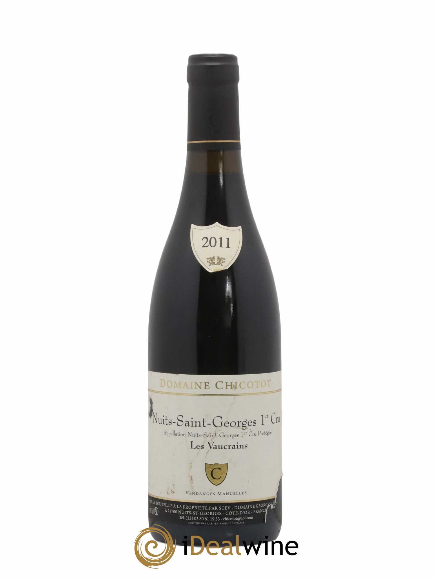 Nuits-Saint-Georges 1er Cru Les Vaucrains Chicotot 2011 - Lot de 1 bouteille - 0