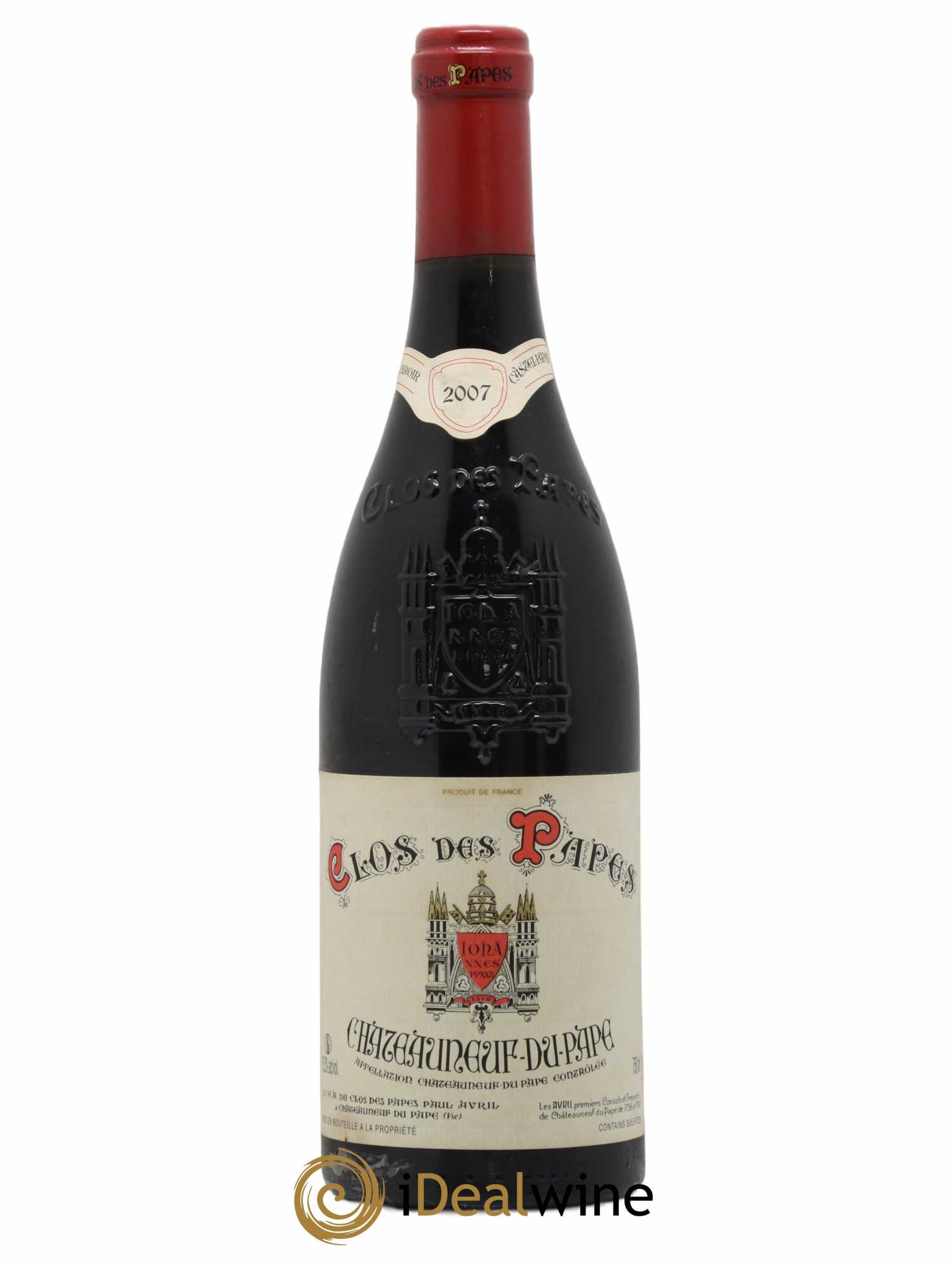 Châteauneuf-du-Pape Clos des Papes - Paul Avril 2007 - Lot de 1 bouteille - 0