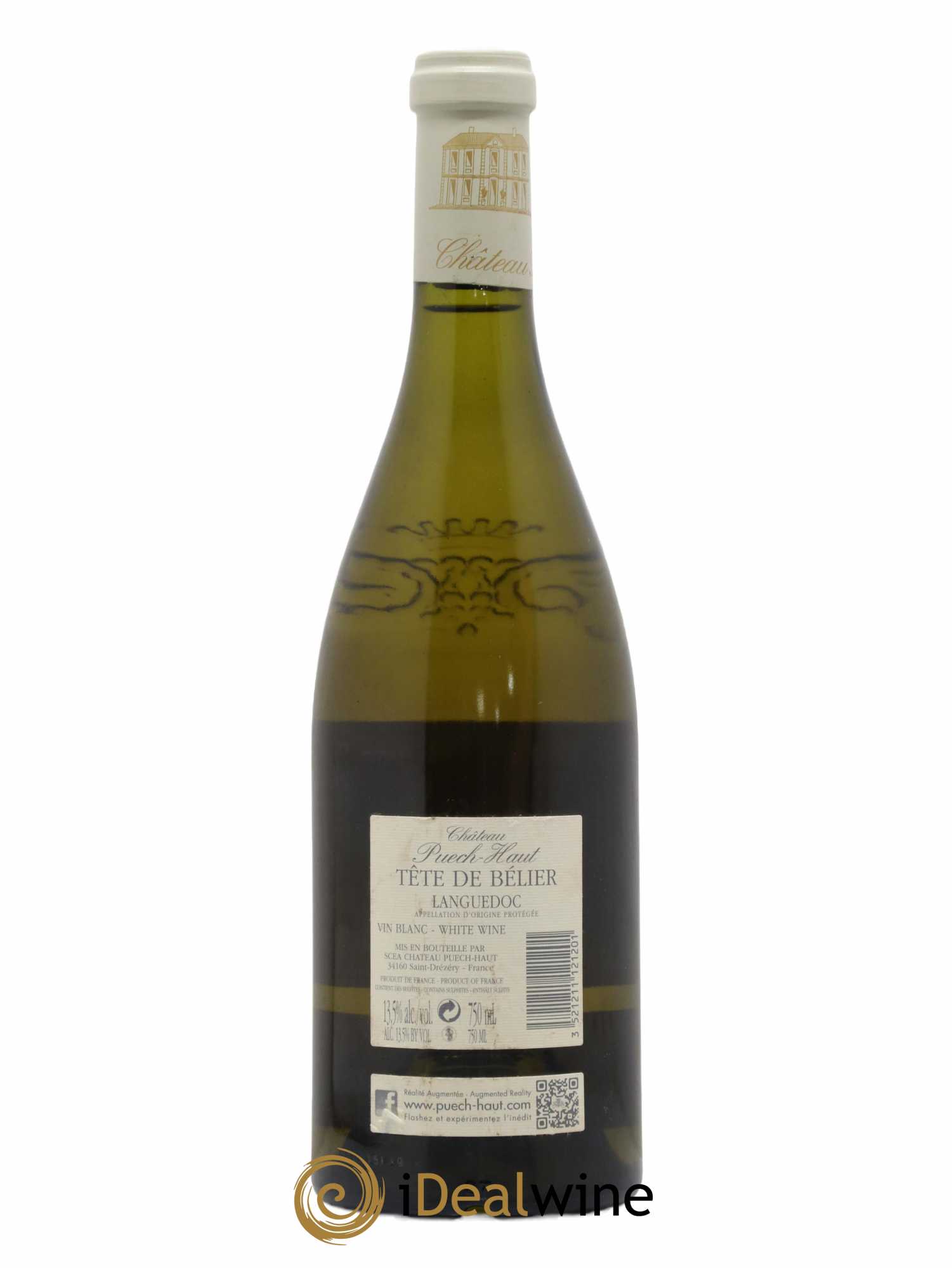 Languedoc Saint-Drézéry Château Puech-Haut Tête De Bélier Gérard Bru 2015 - Lot de 1 bouteille - 1
