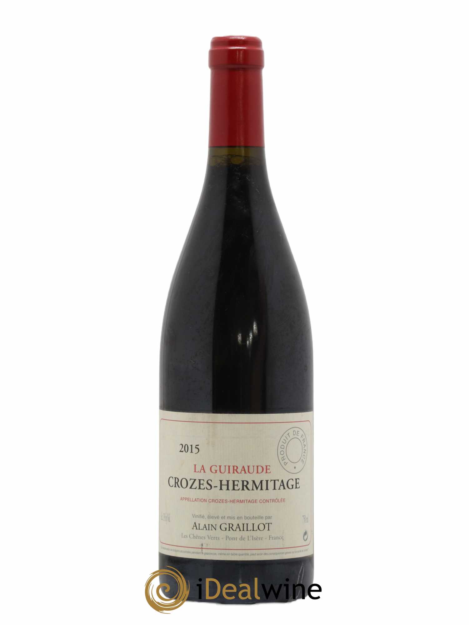 Crozes-Hermitage La Guiraude Domaine Graillot 2015 - Lot de 1 bouteille - 0