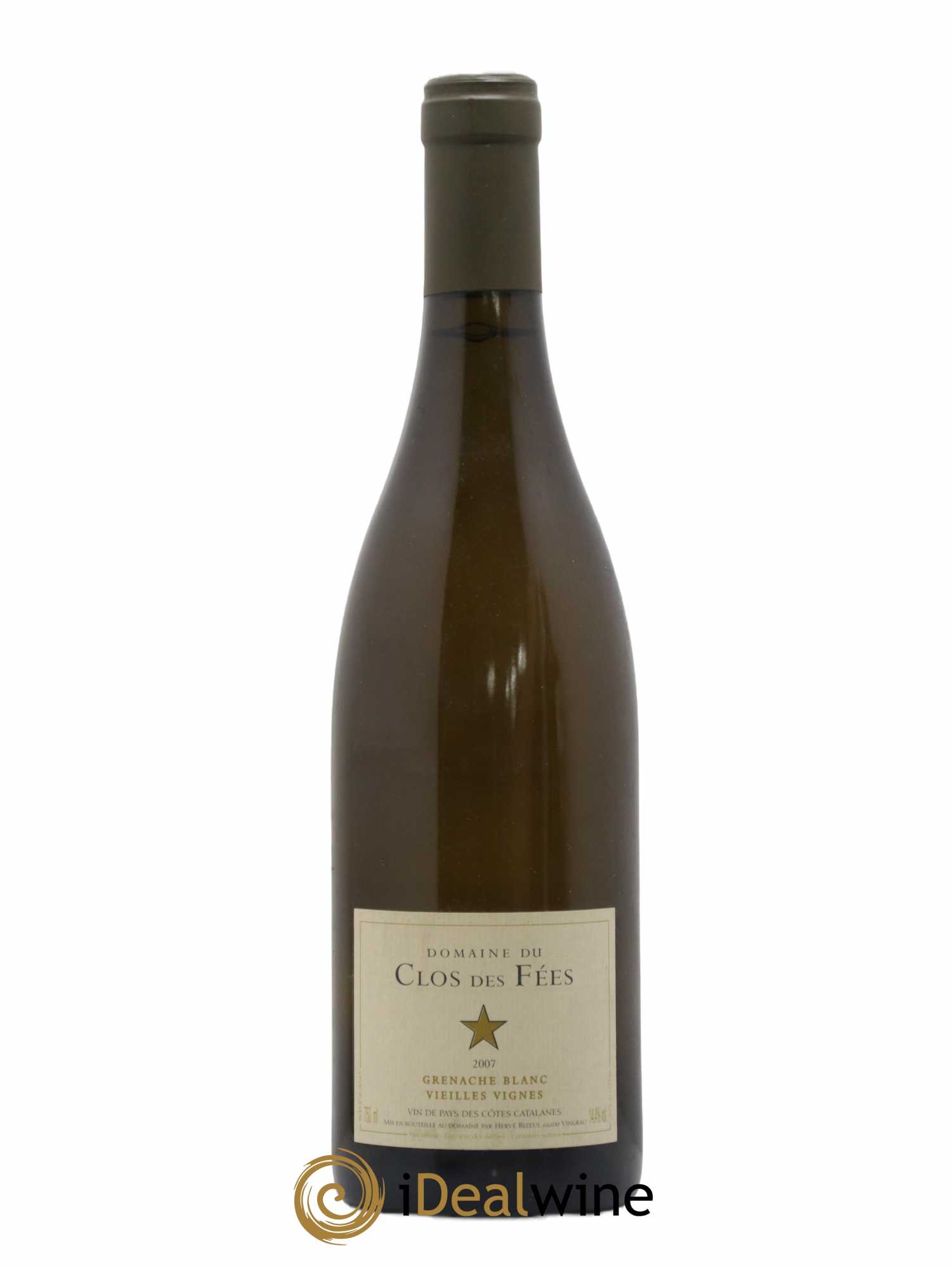 Côtes Catalanes Clos des Fées Vieilles vignes Hervé Bizeul 2007 - Lot de 1 bouteille - 0