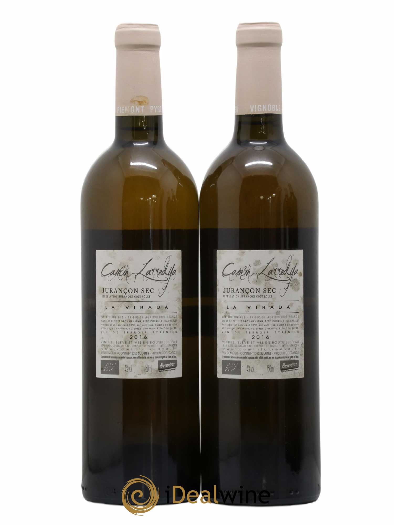 Jurançon Sec La Virada Camin Larredya 2016 - Lot de 2 bouteilles - 1