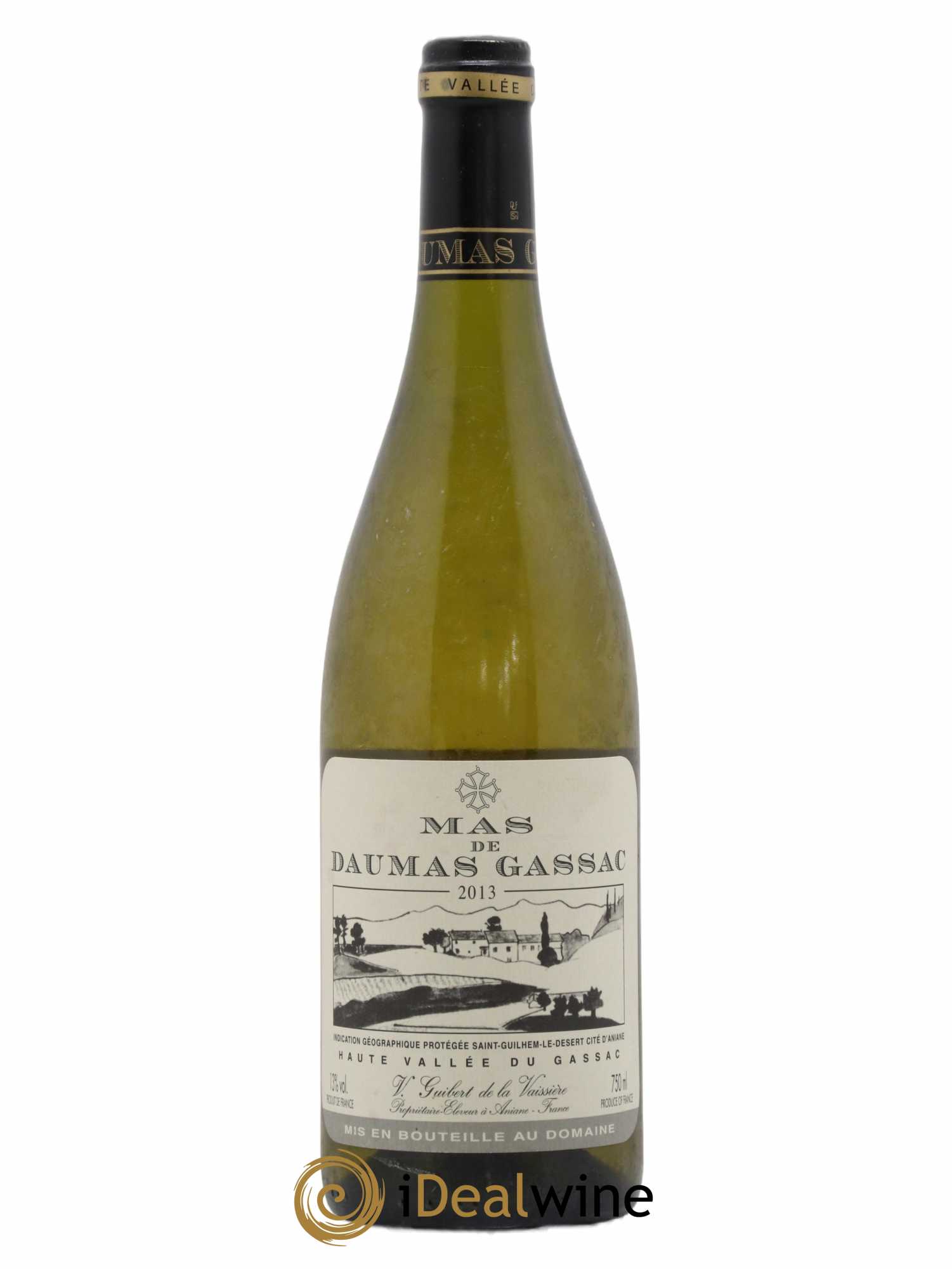 Saint-Guilhem-le-Désert - Cité d'Aniane Mas Daumas Gassac Famille Guibert de La Vaissière 2013 - Lot de 1 bouteille - 0