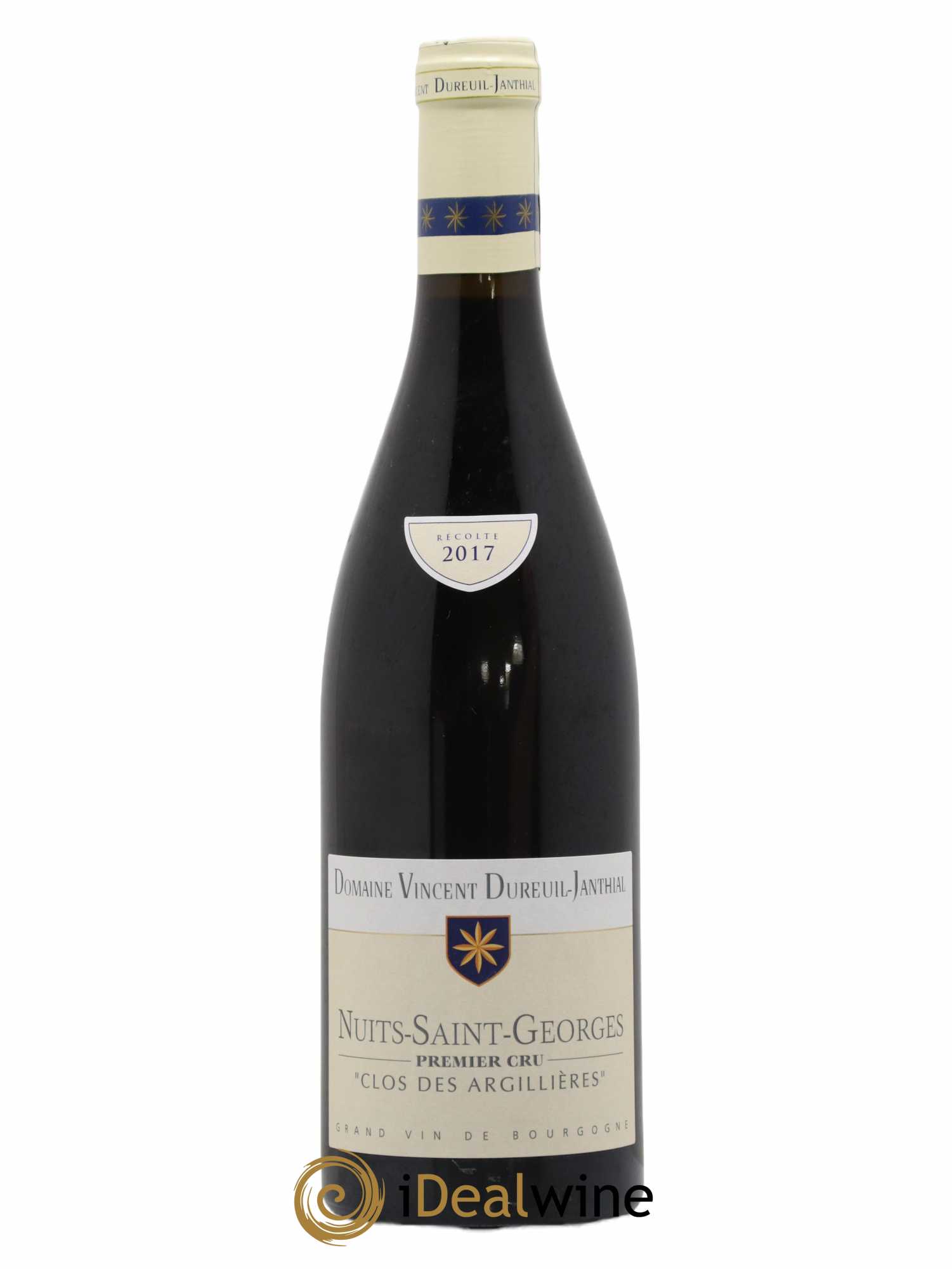 Nuits-Saint-Georges 1er Cru Clos des Argillières Vincent Dureuil-Janthial 2017 - Lot de 1 bouteille - 0