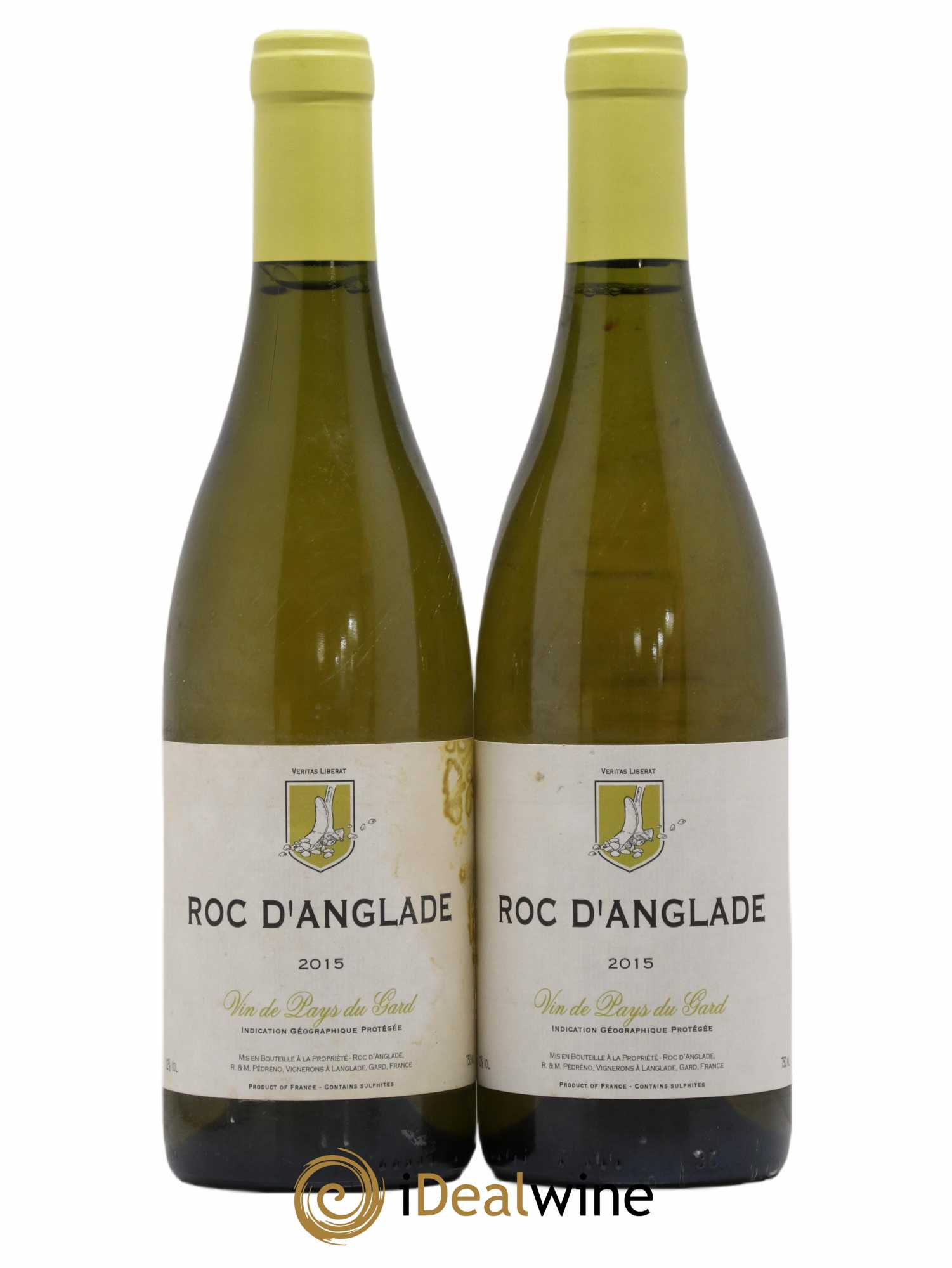 Gard Roc d'Anglade Rémy Pédréno 2015 - Lot of 2 bottles - 0