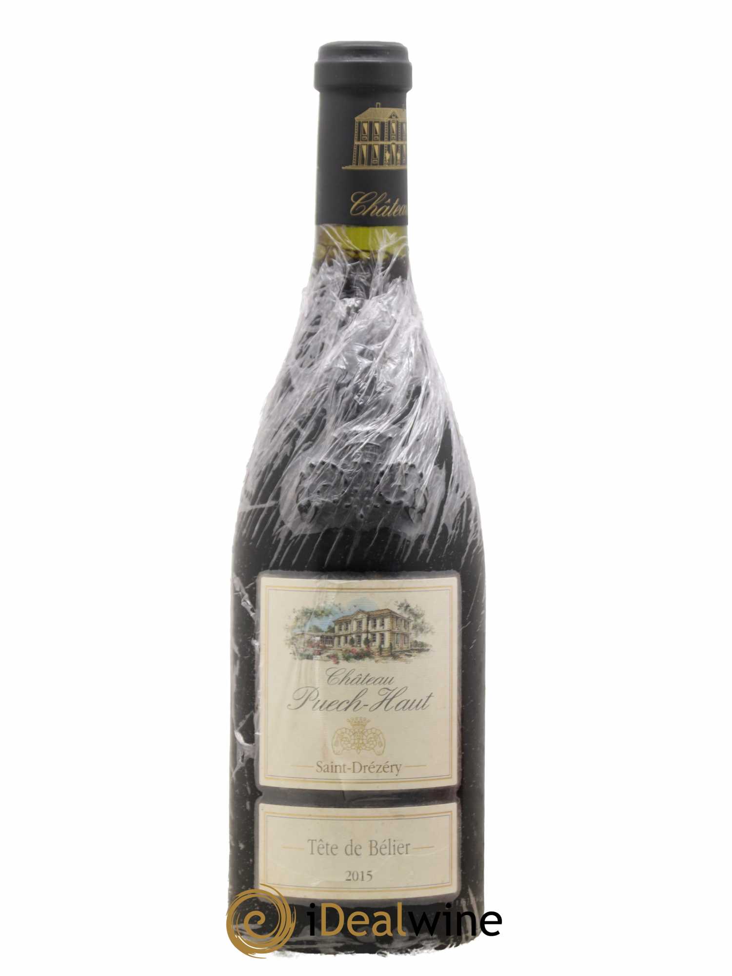Languedoc Château Puech-Haut Tête de Bélier Gérard Bru 2015 - Lot de 1 bouteille - 0