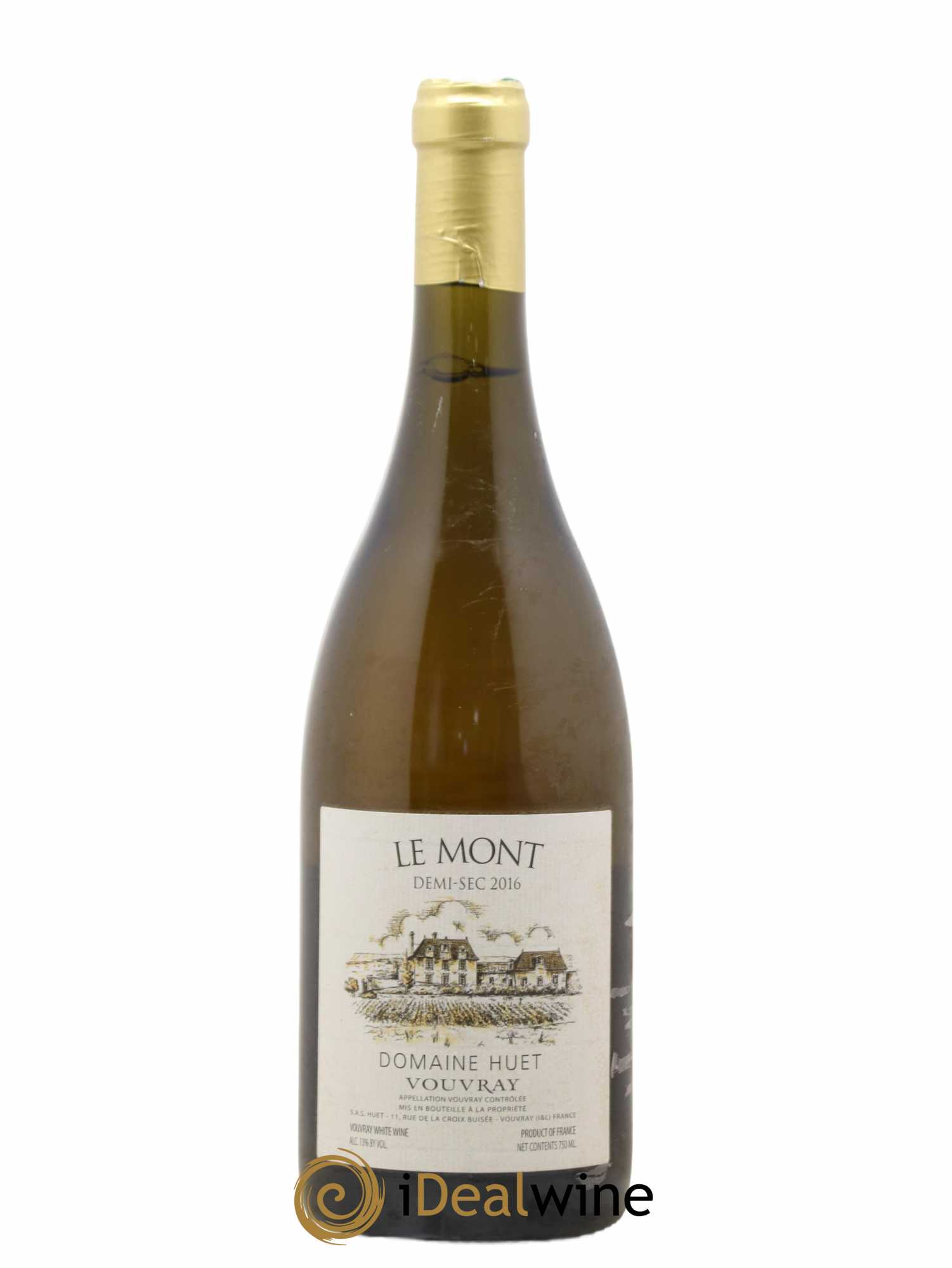 Vouvray Le Mont Demi-Sec Domaine Huet 2016 - Lot de 1 bouteille - 0
