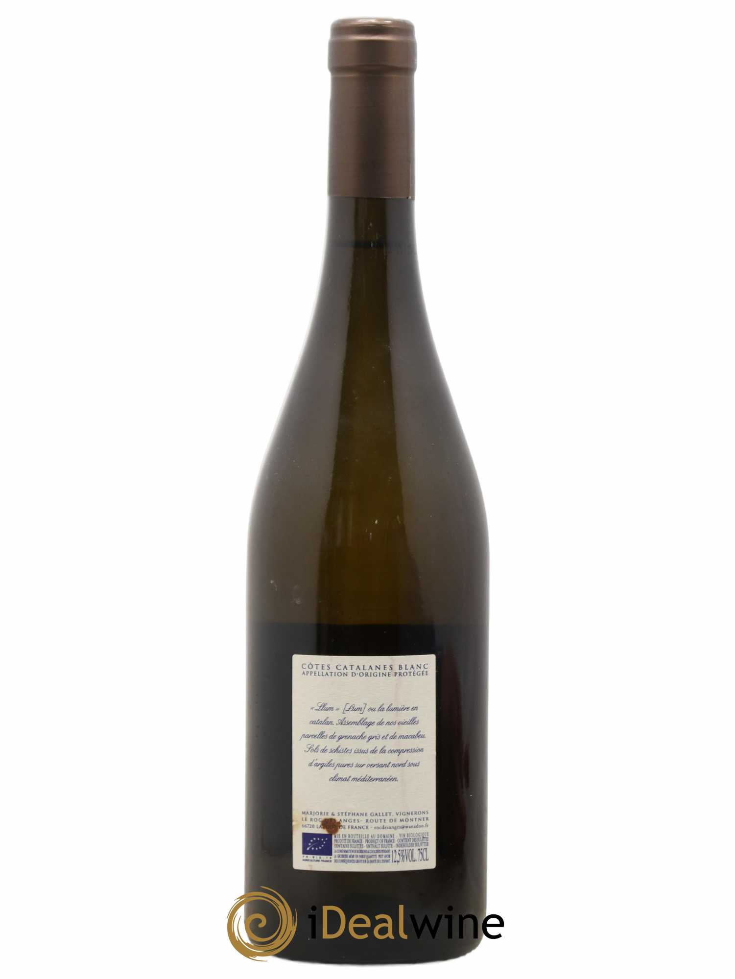 Côtes Catalanes Roc des Anges Llum Marjorie et Stéphane Gallet 2014 - Lot de 1 bouteille - 1