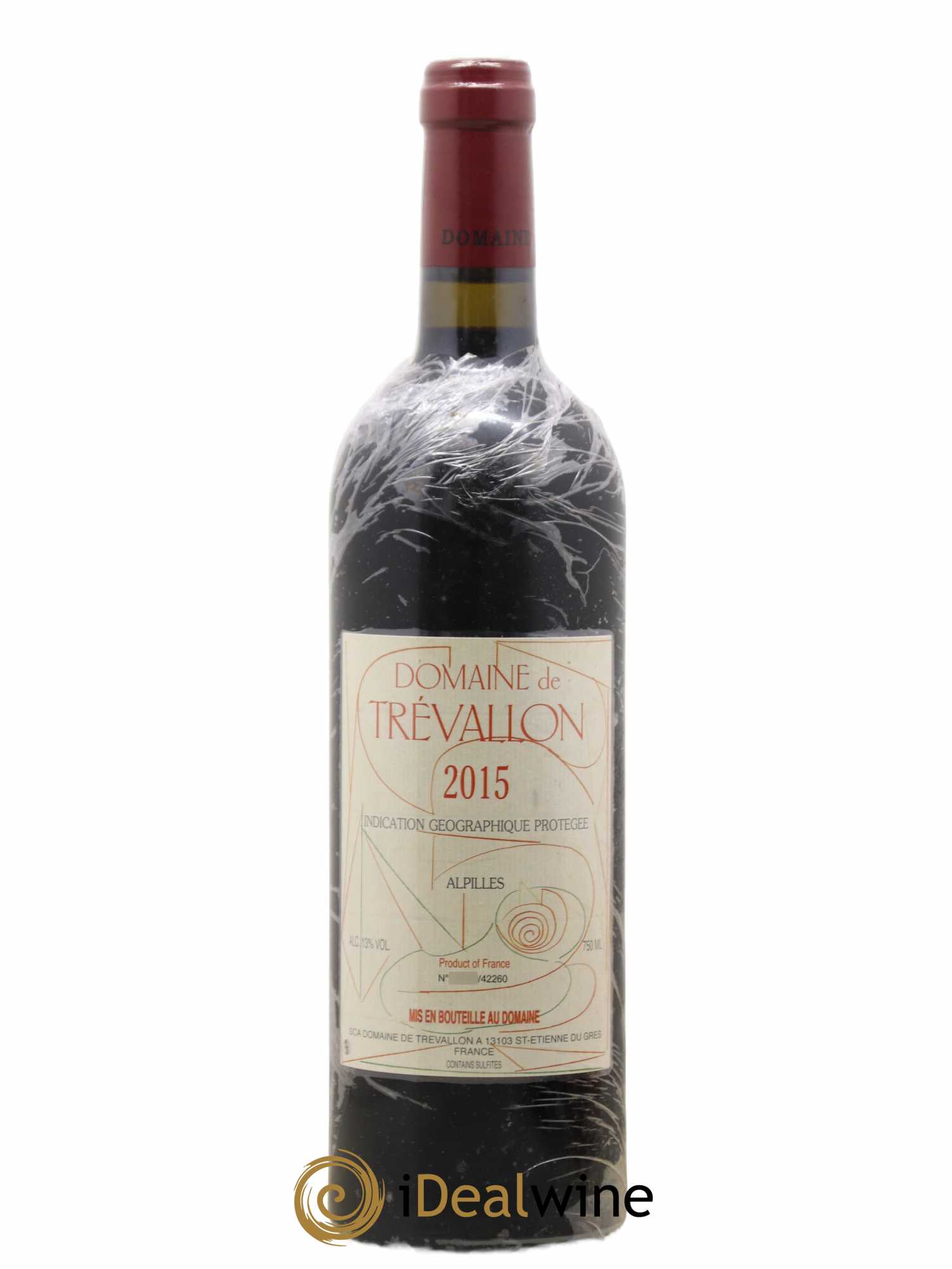 Alpilles Trévallon (Domaine de) Eloi Dürrbach 2015 - Lot de 1 bouteille - 0