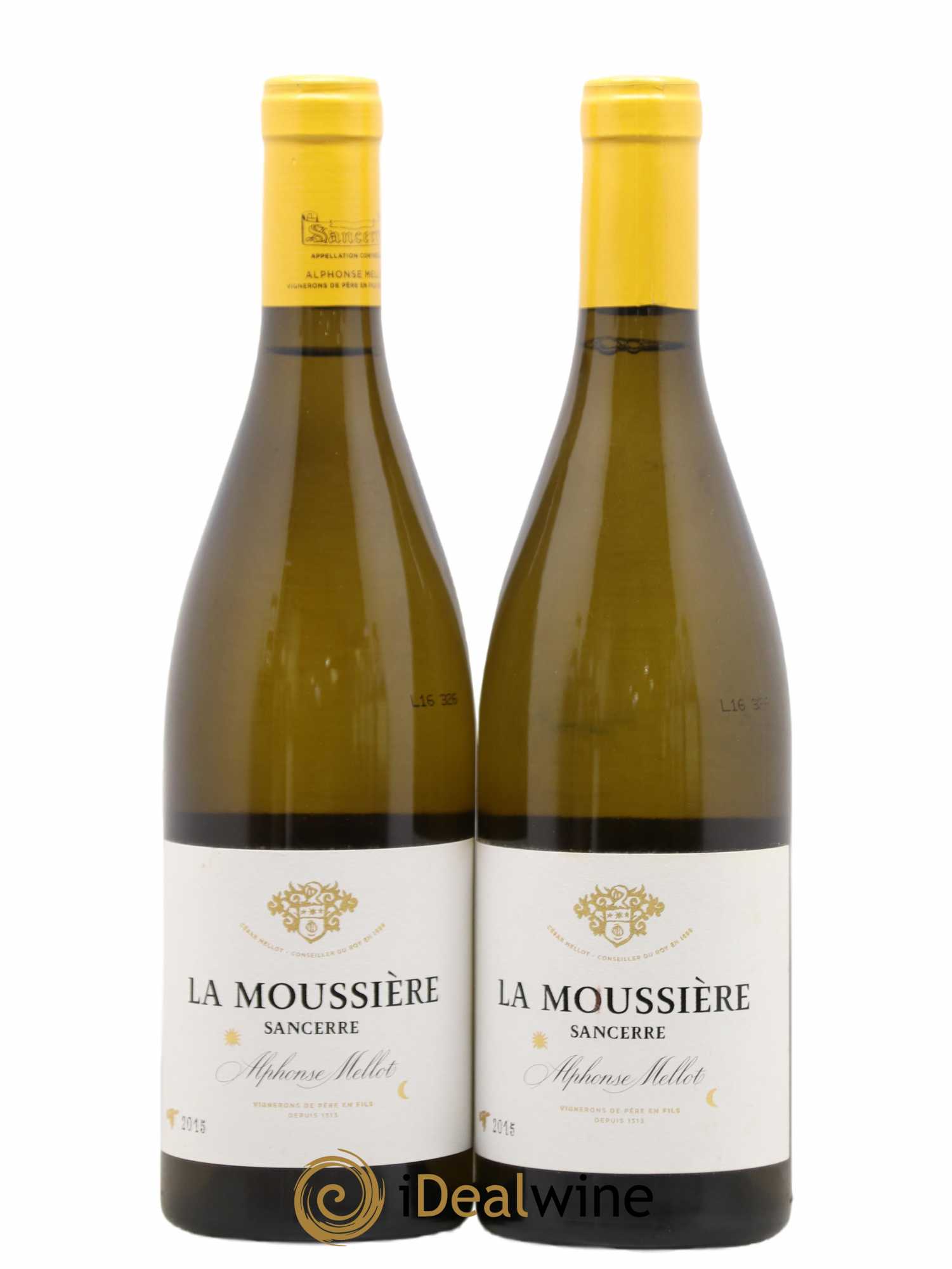 Sancerre La Moussière Alphonse Mellot 2015 - Lot de 2 bouteilles - 0