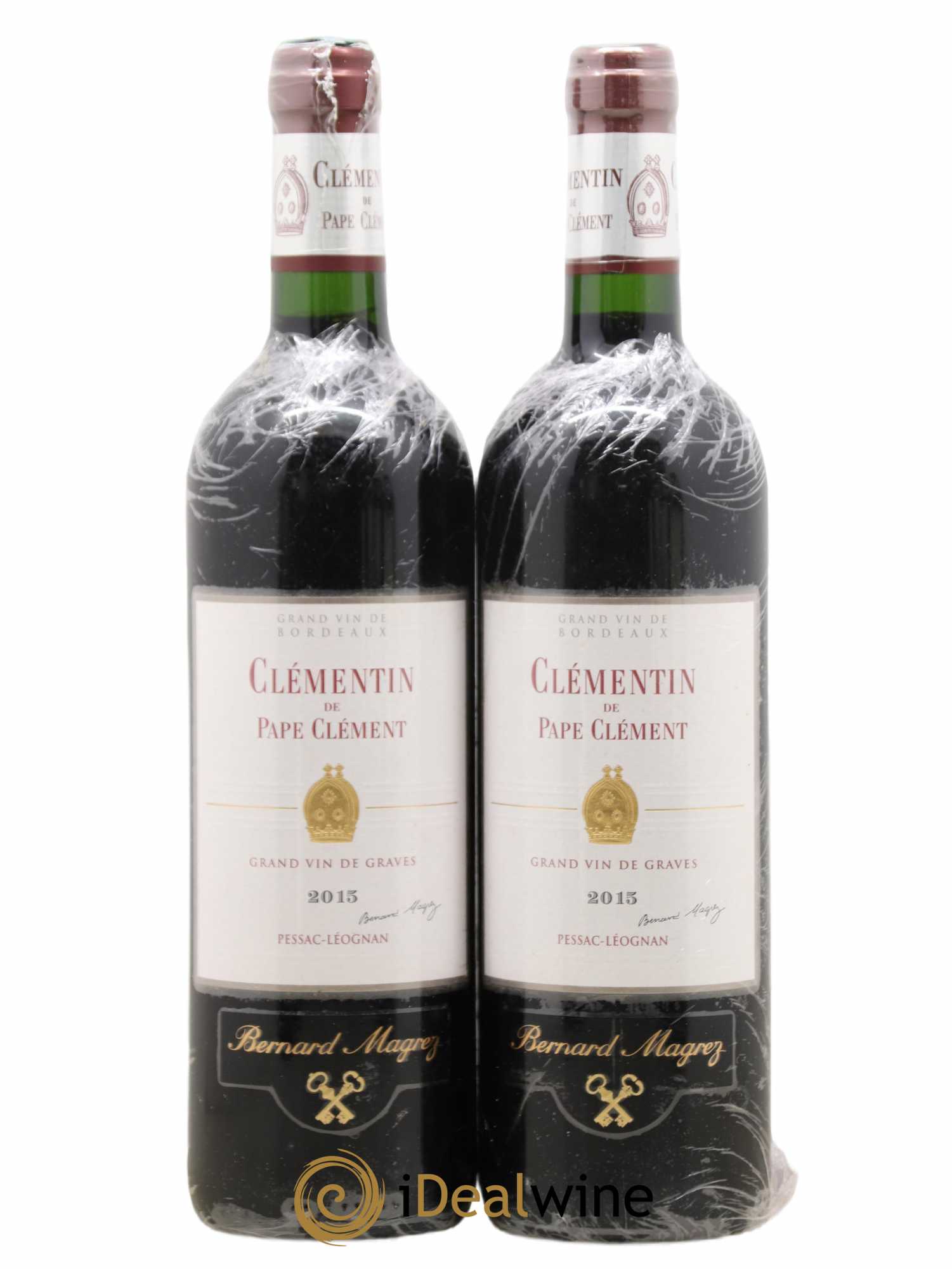 Le Clémentin de Pape Clément Second Vin 2015 - Lot de 2 bouteilles - 0
