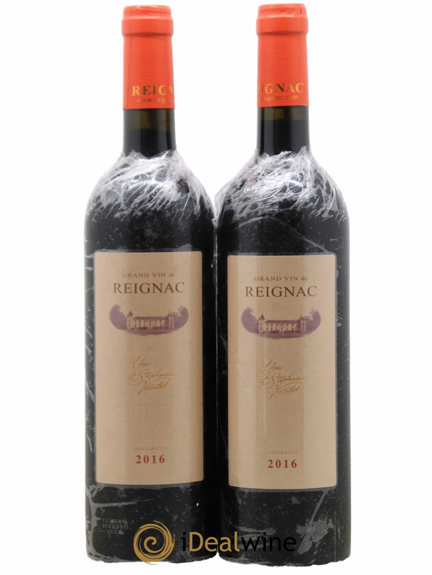 Grand vin de Reignac 2016 - Lot de 2 bouteilles - 0